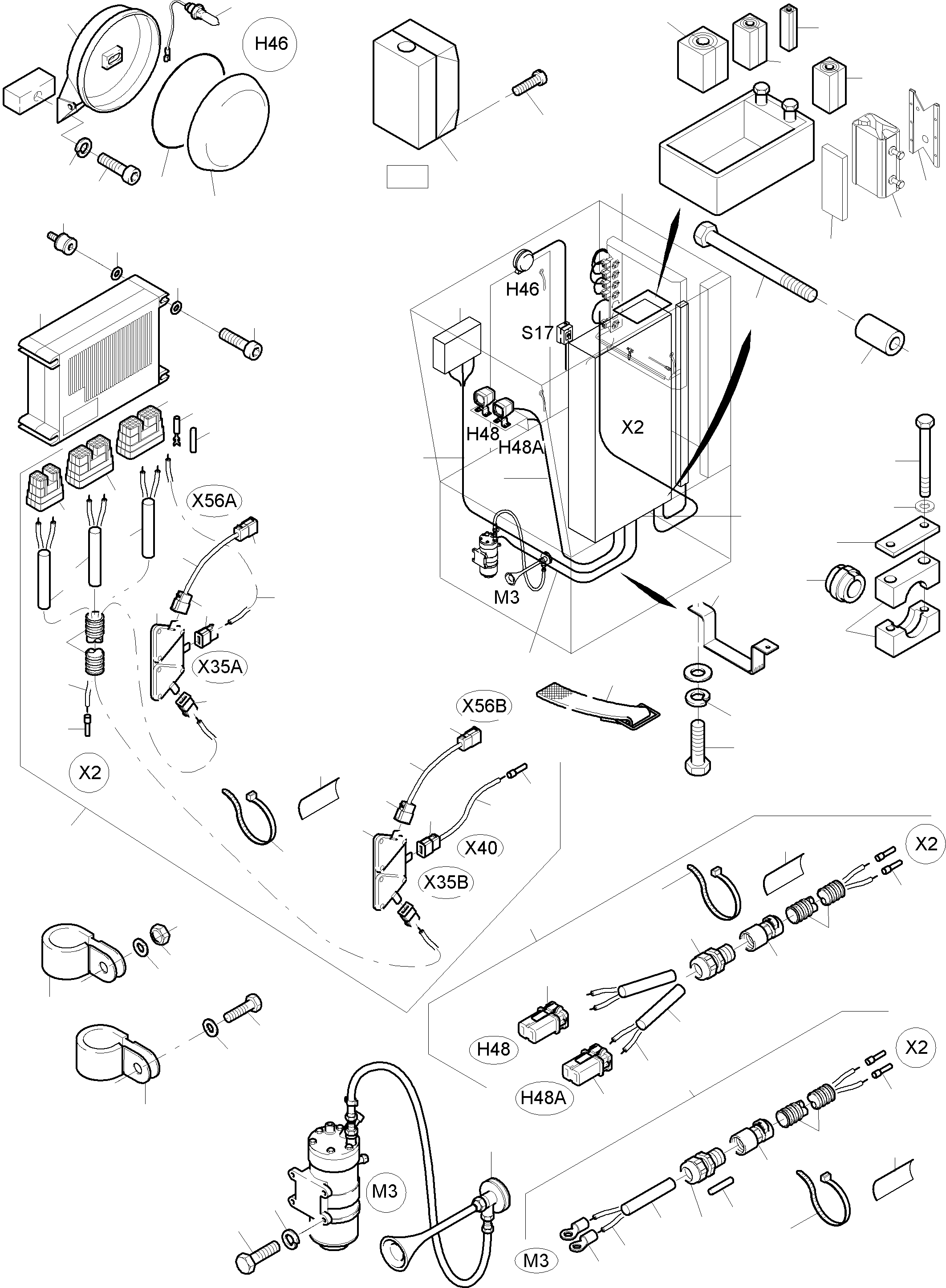 Clamp 51/25 500 486 98 KOMATSU