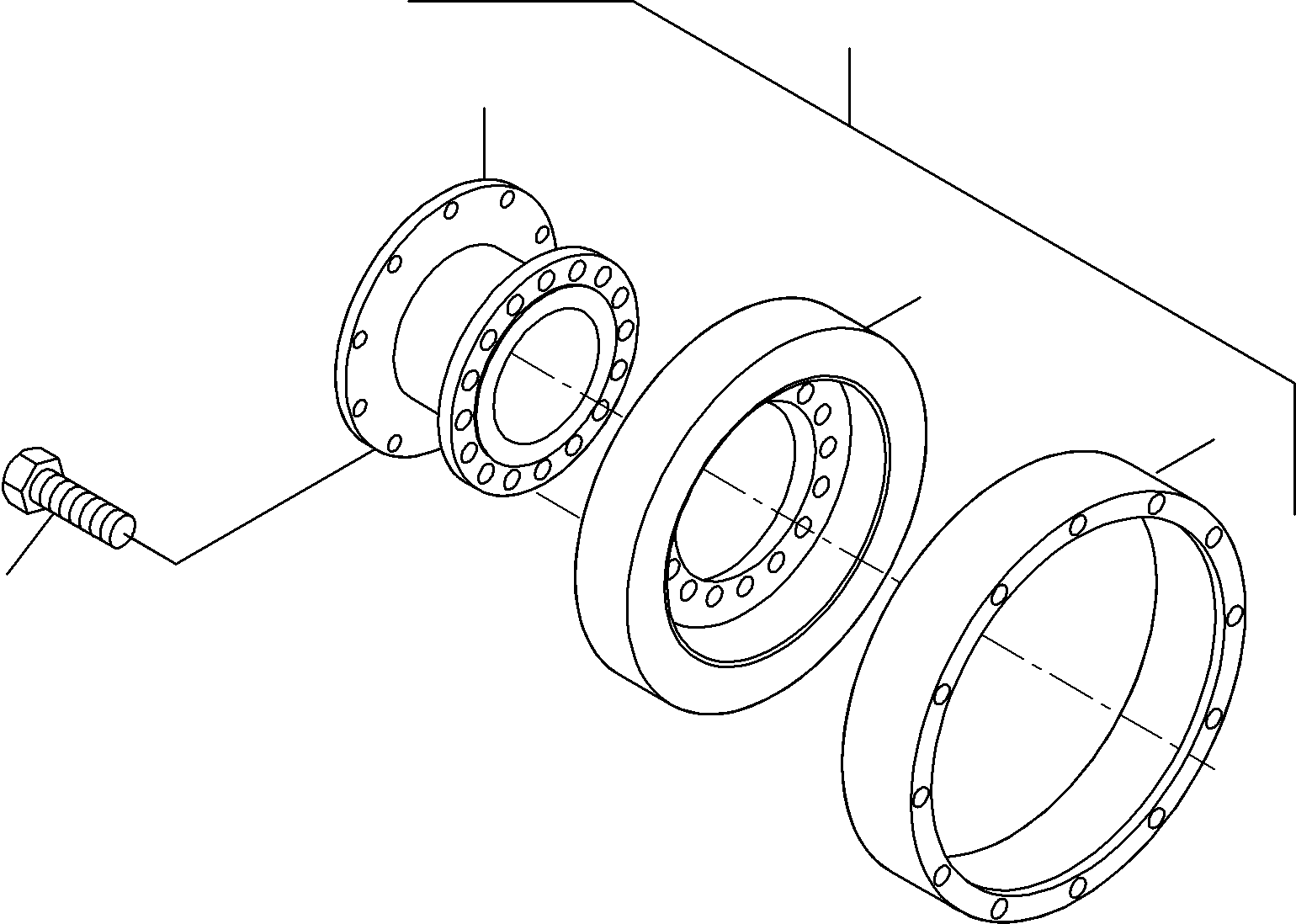 Coupling assy. 940 446 40 KOMATSU