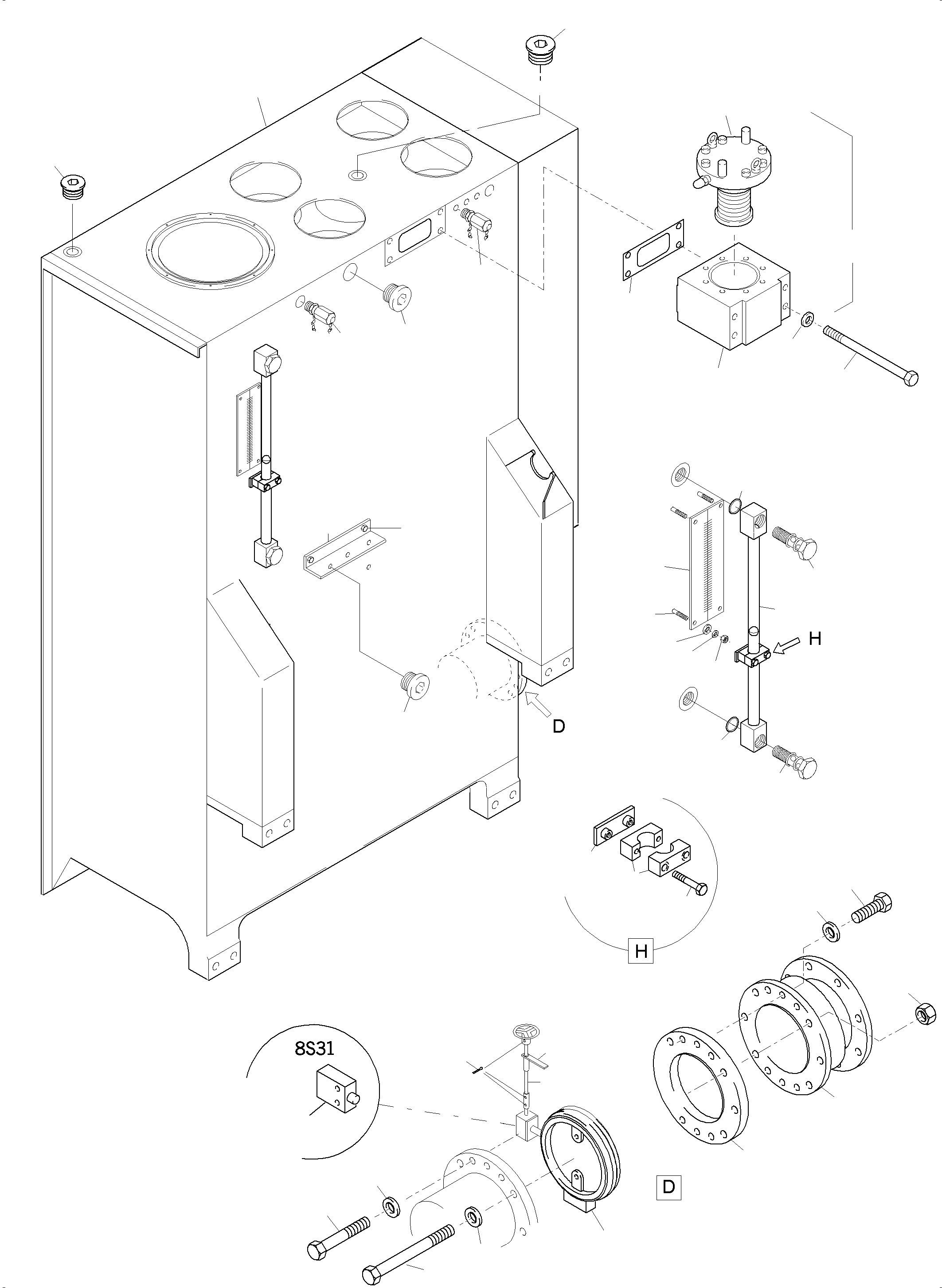Limit switch 769 653 73 KOMATSU