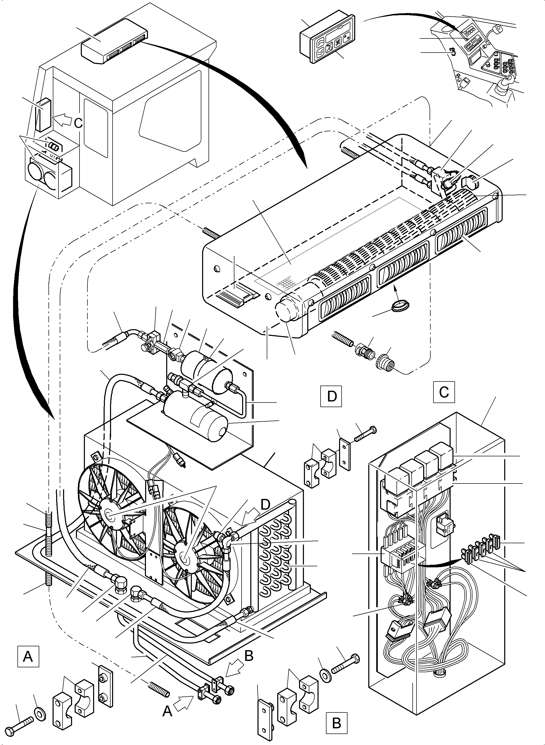 Control section 797 435 73 KOMATSU
