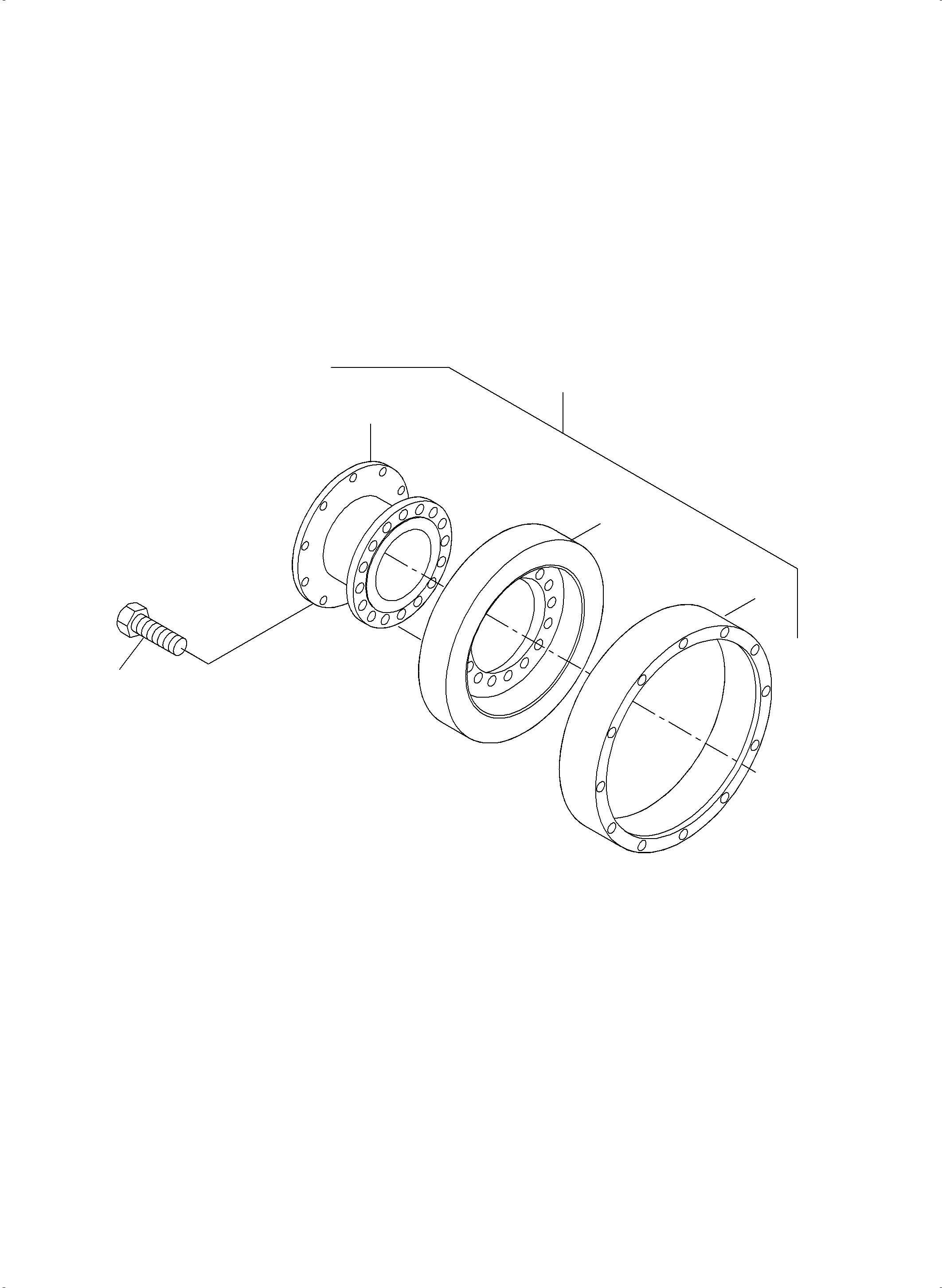 Bolt cold weather design 501 105 98 KOMATSU