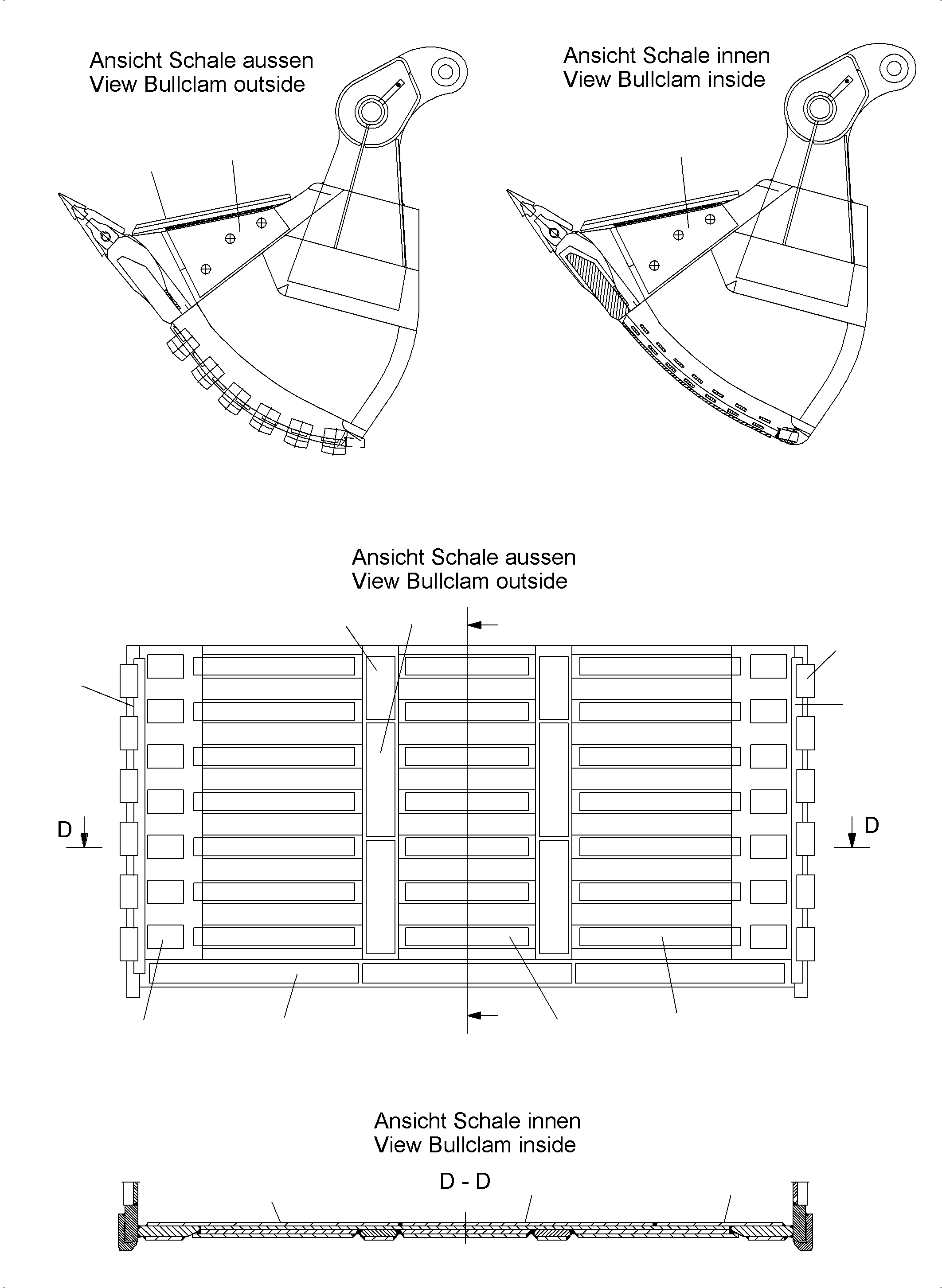 Bucket Heel Shroud 944 352 40 KOMATSU