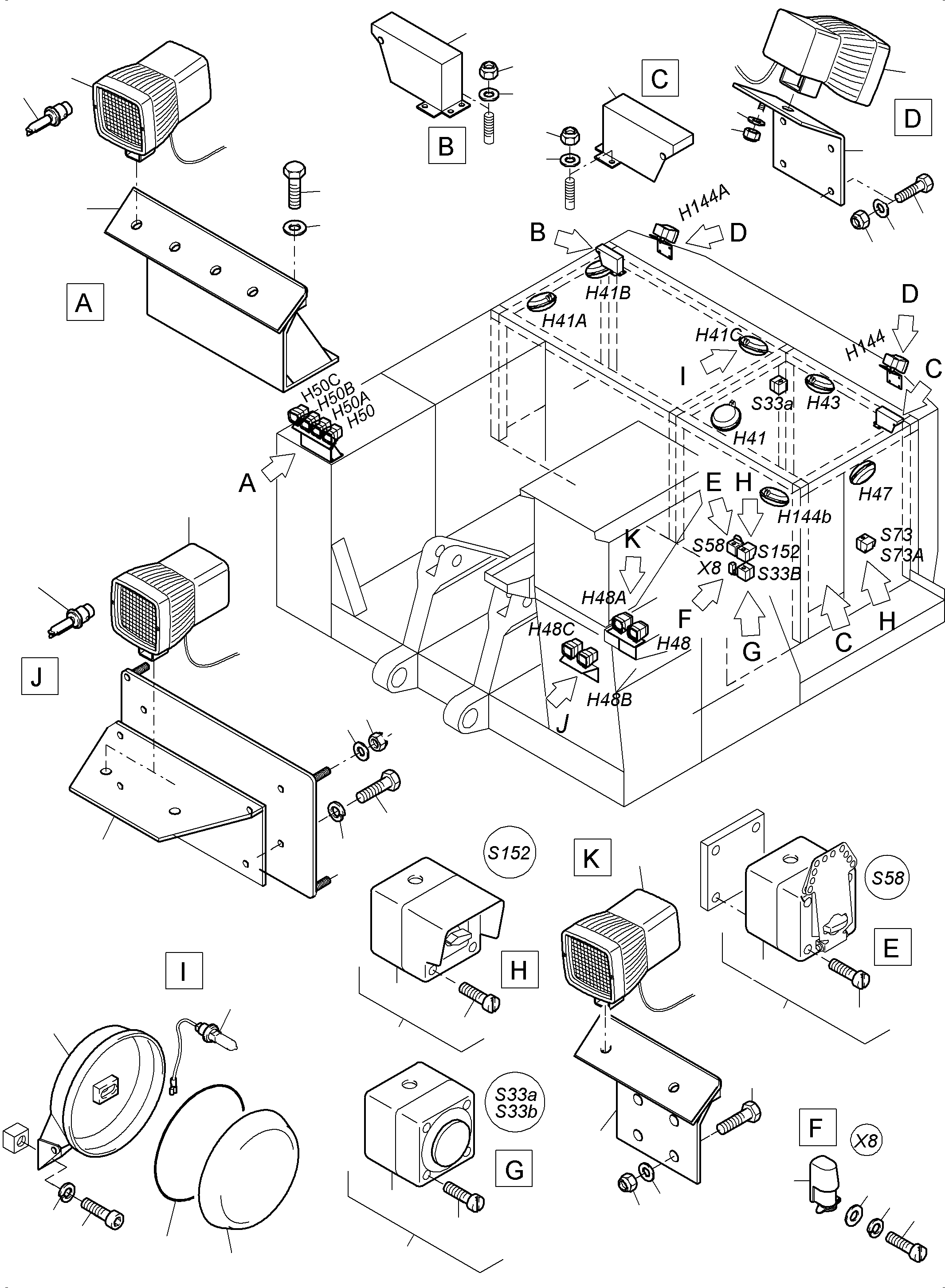 Штырьковый контакт 907 934 40 KOMATSU