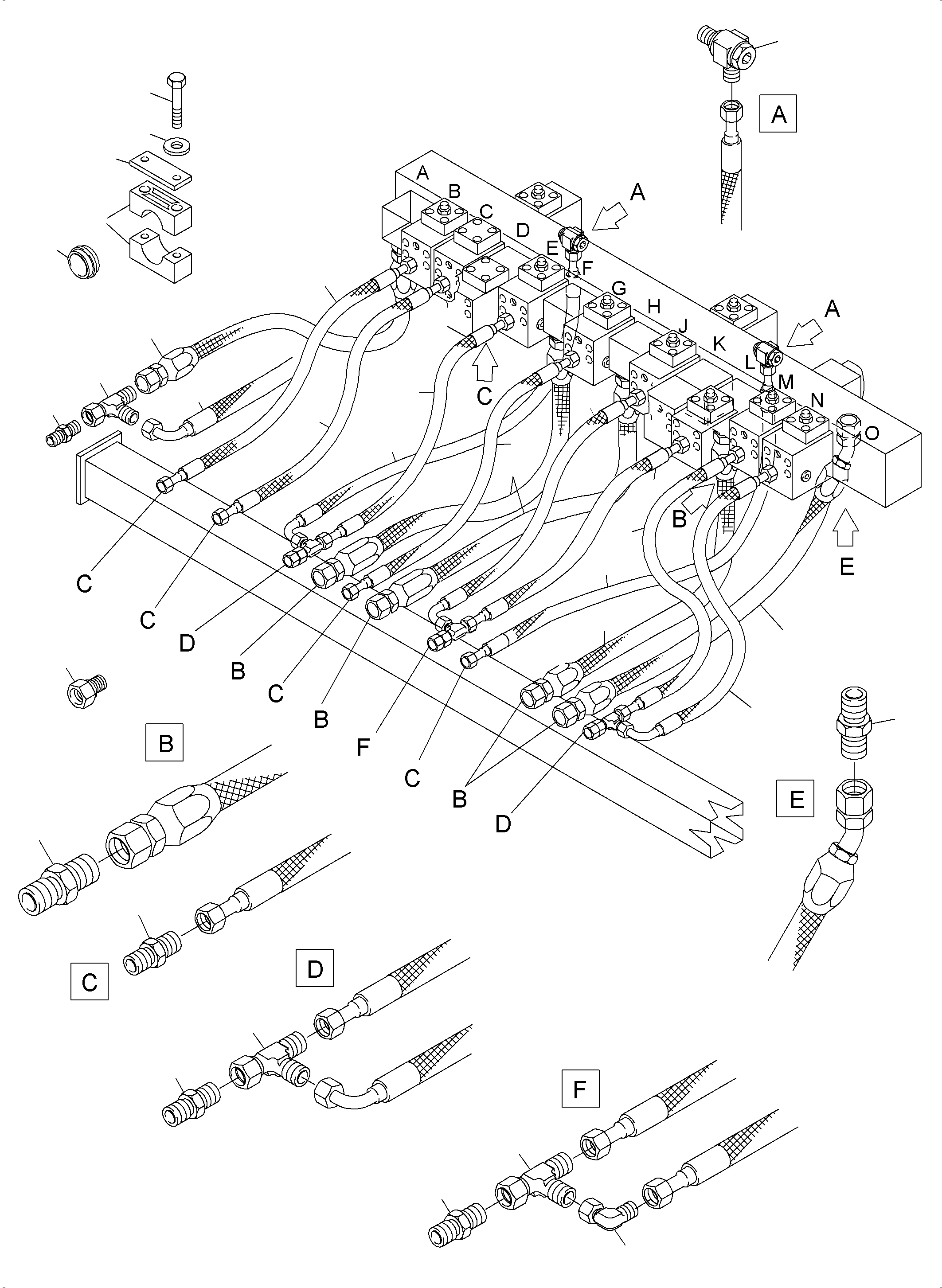 Retainer ri. 970 554 40 KOMATSU