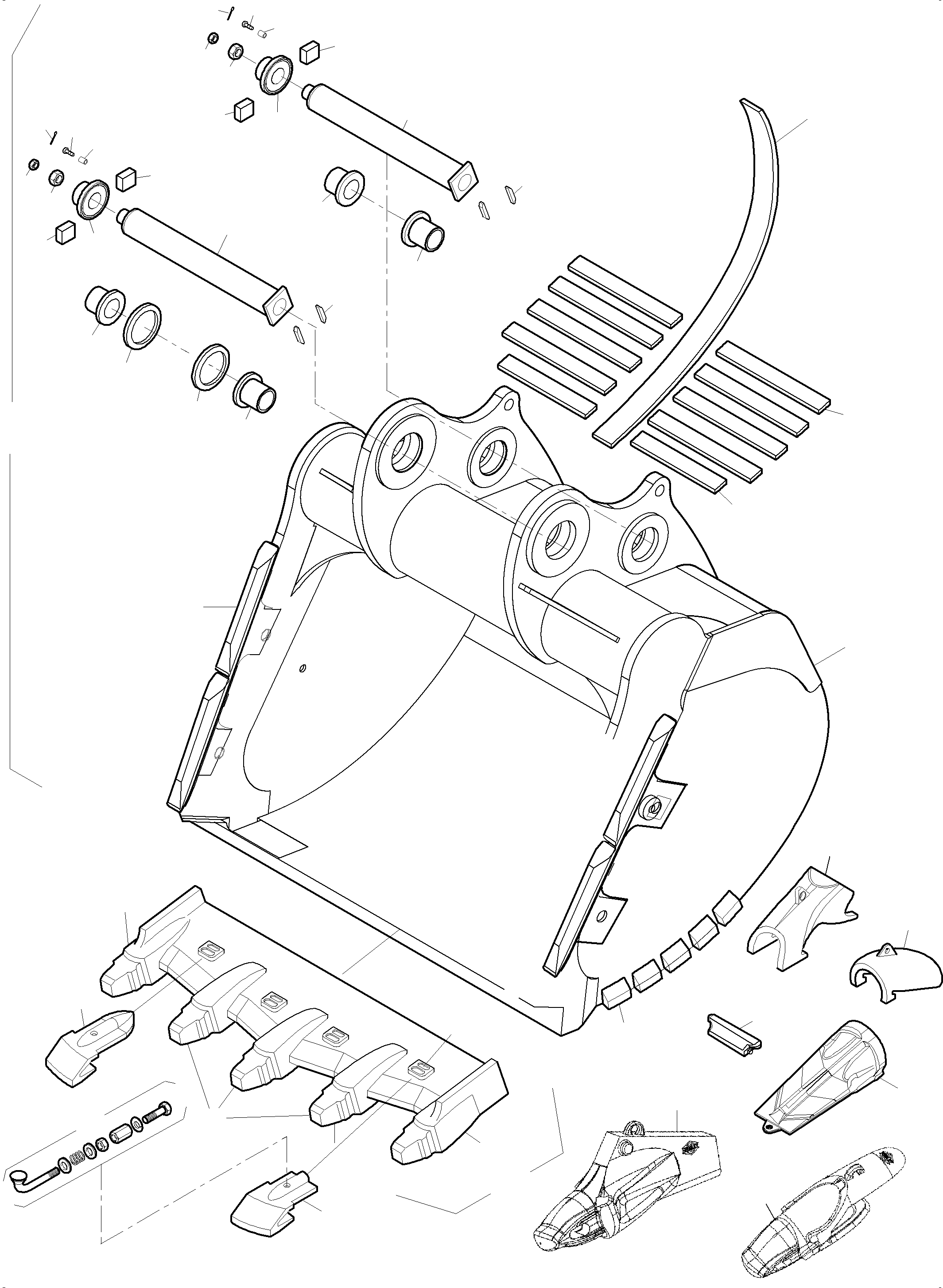 Палец в сборе 951 372 40 KOMATSU