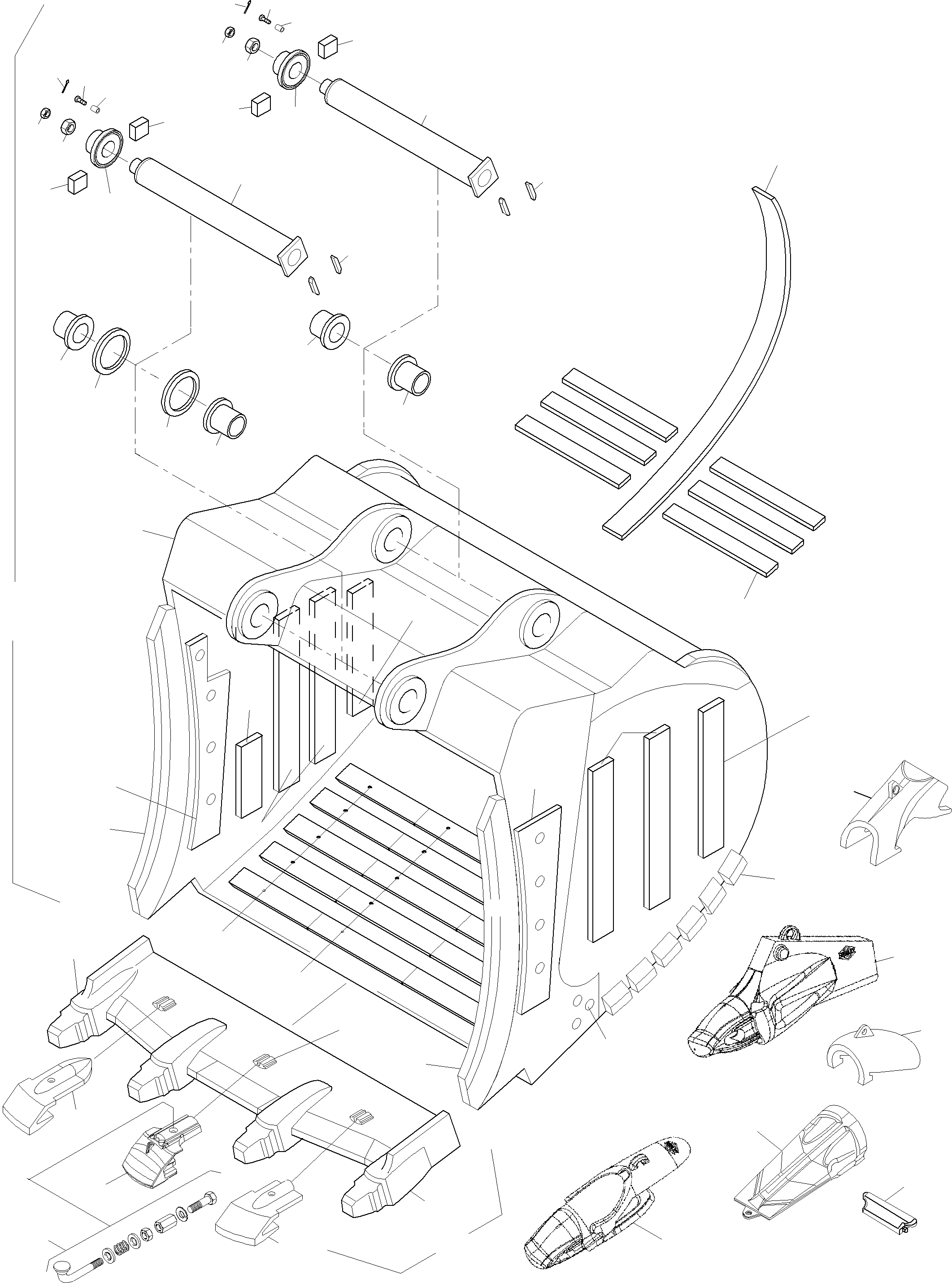 Shroud center 950 464 40 KOMATSU