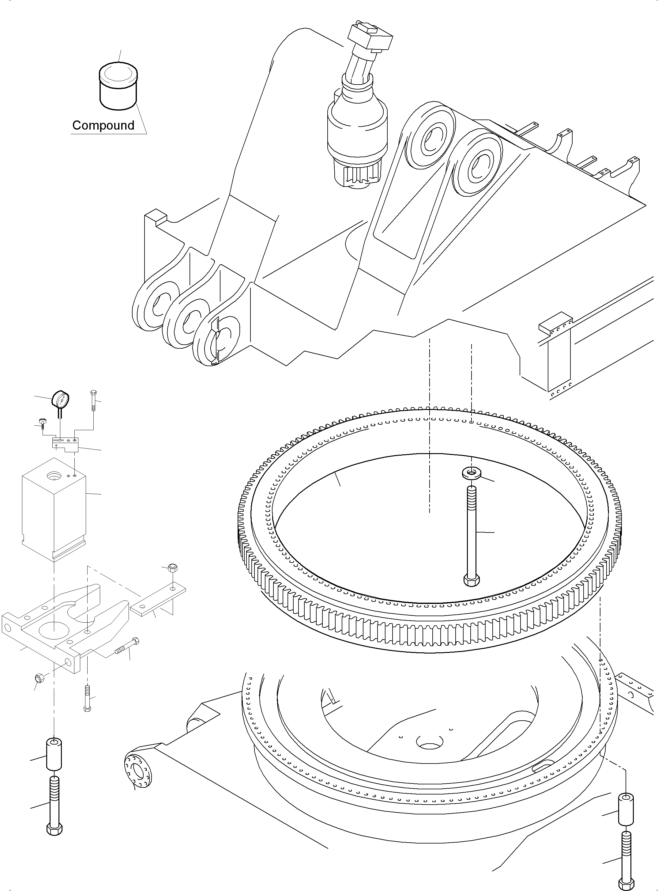 Test bolt (cold weather design) 954 034 40 KOMATSU