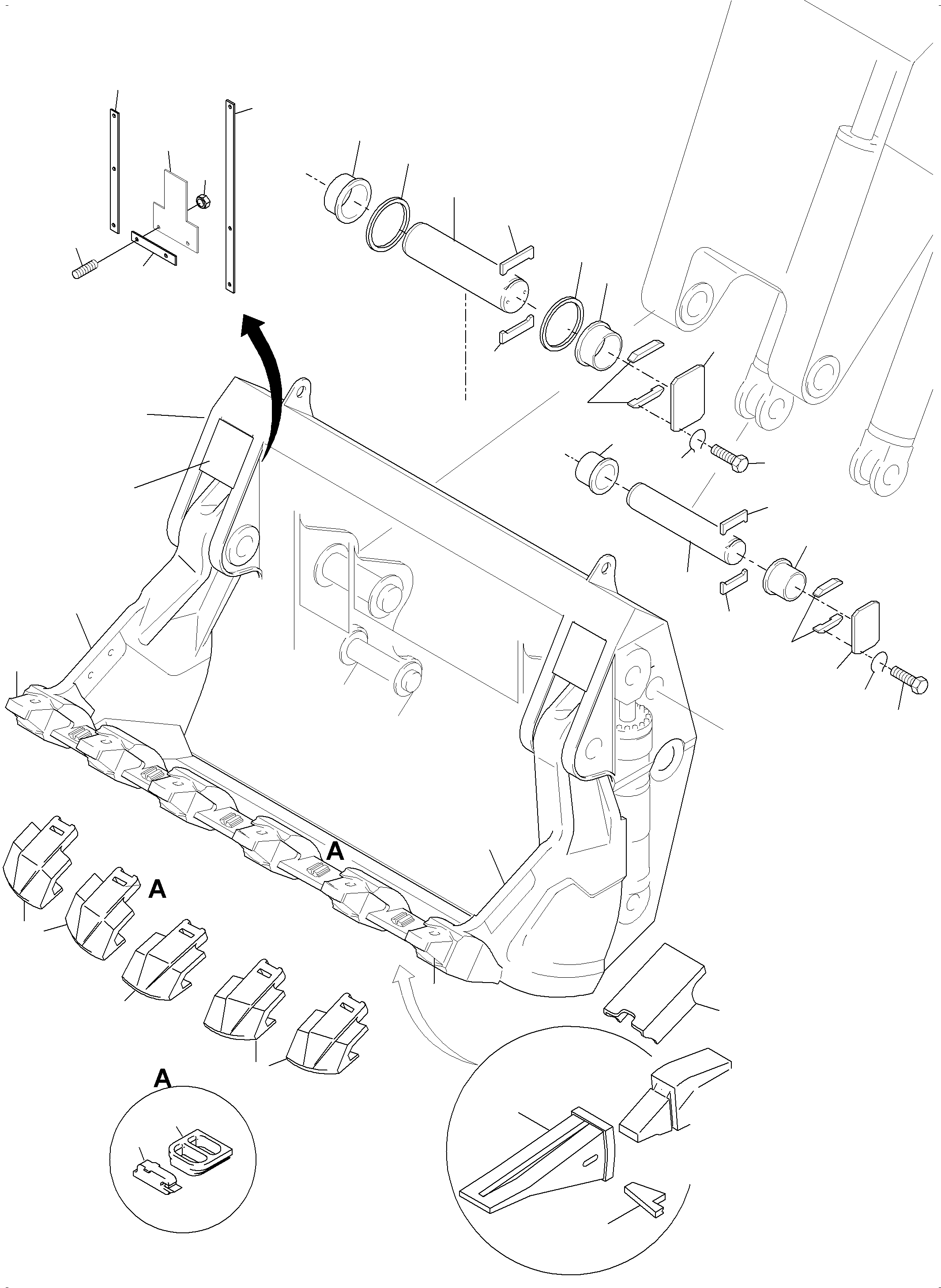 Freeze-in bush 969 066 40 KOMATSU
