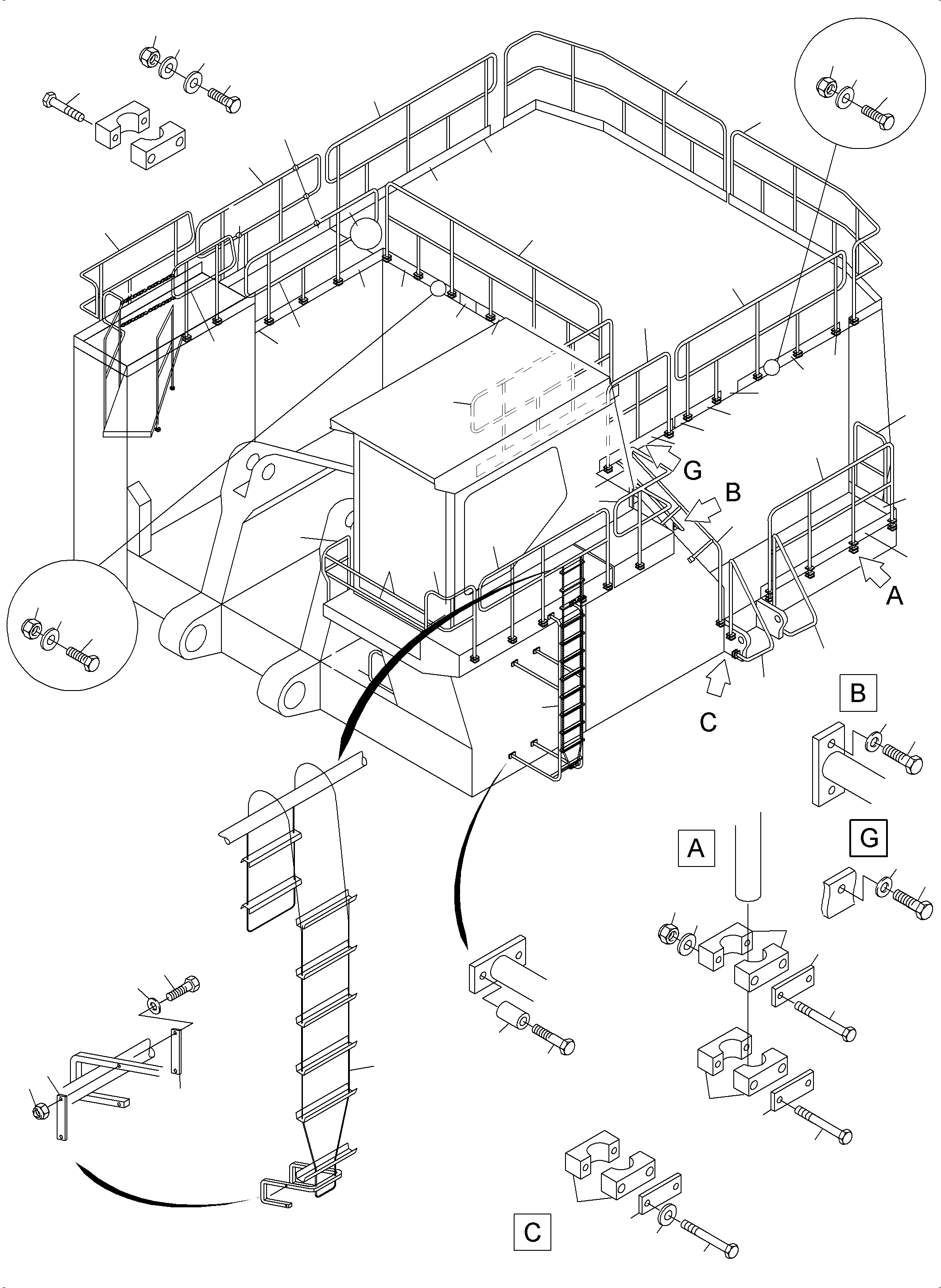 Направляющая 961 822 40 KOMATSU