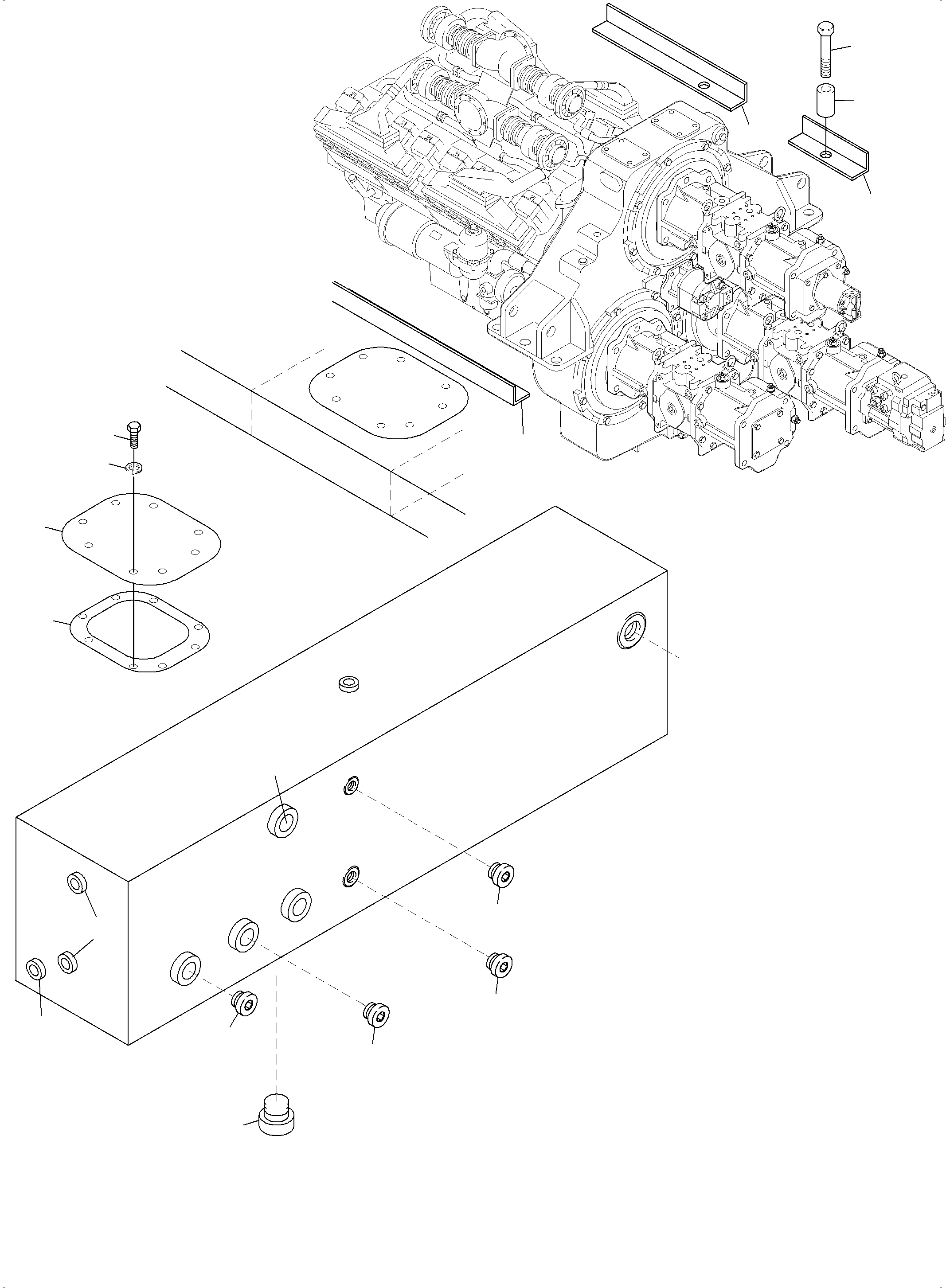 Крышка 925 875 40 KOMATSU