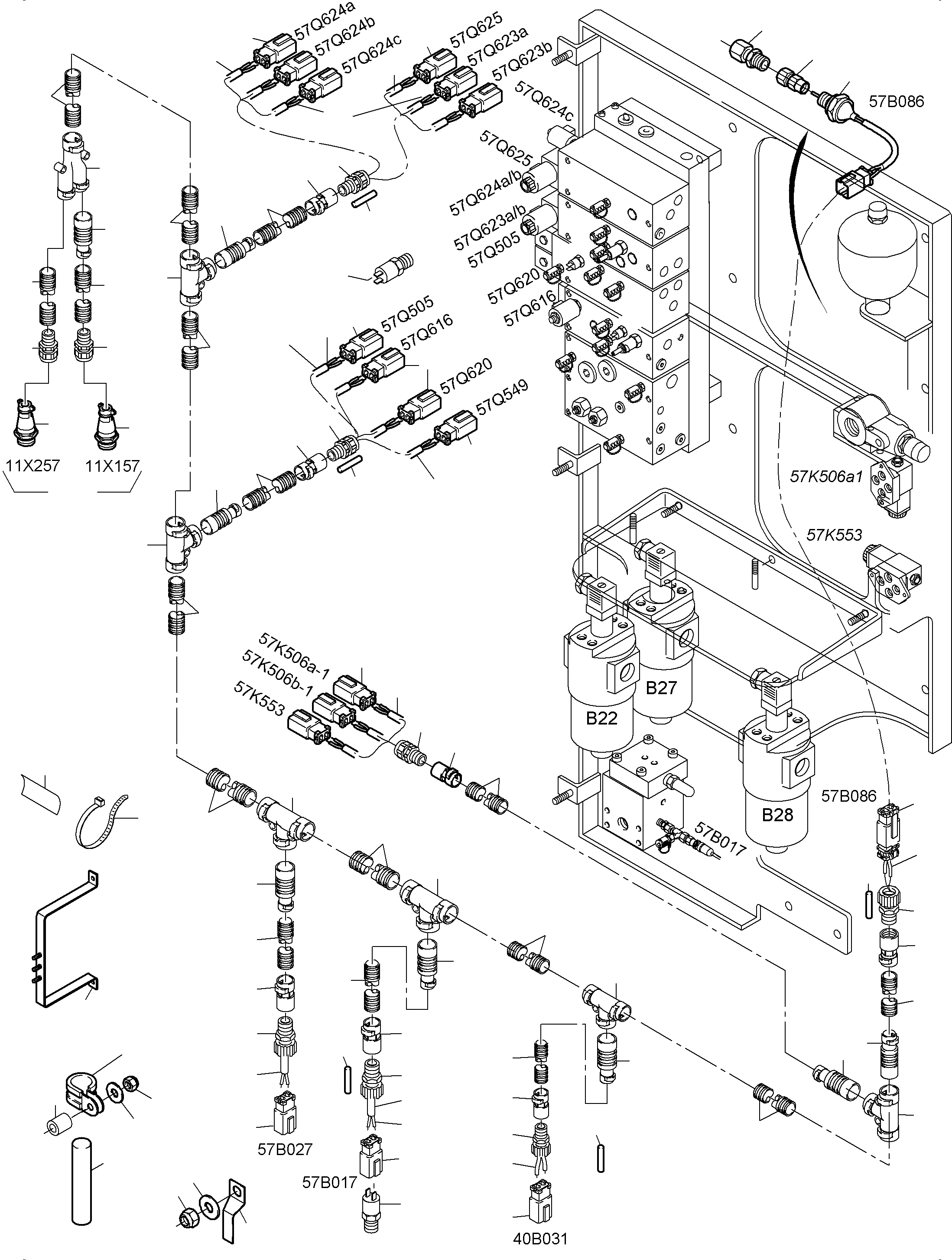 Уплотнительная пробка 944 020 40 KOMATSU