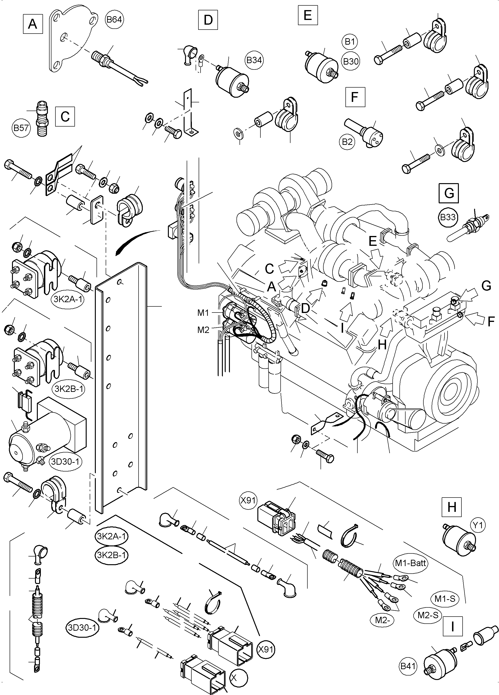 Female Connector assembly 939 089 40 KOMATSU