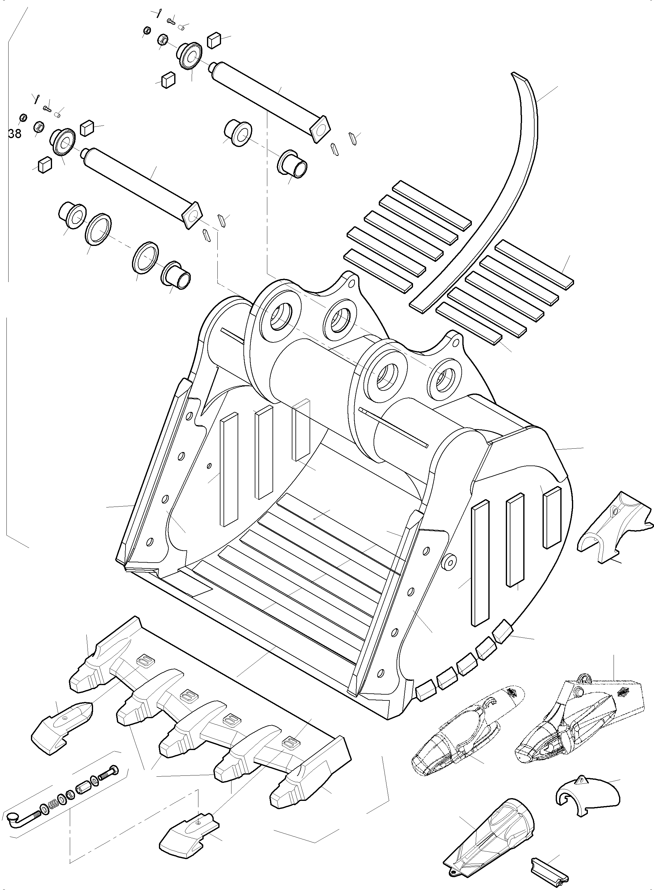 Пластина 958 482 40 KOMATSU