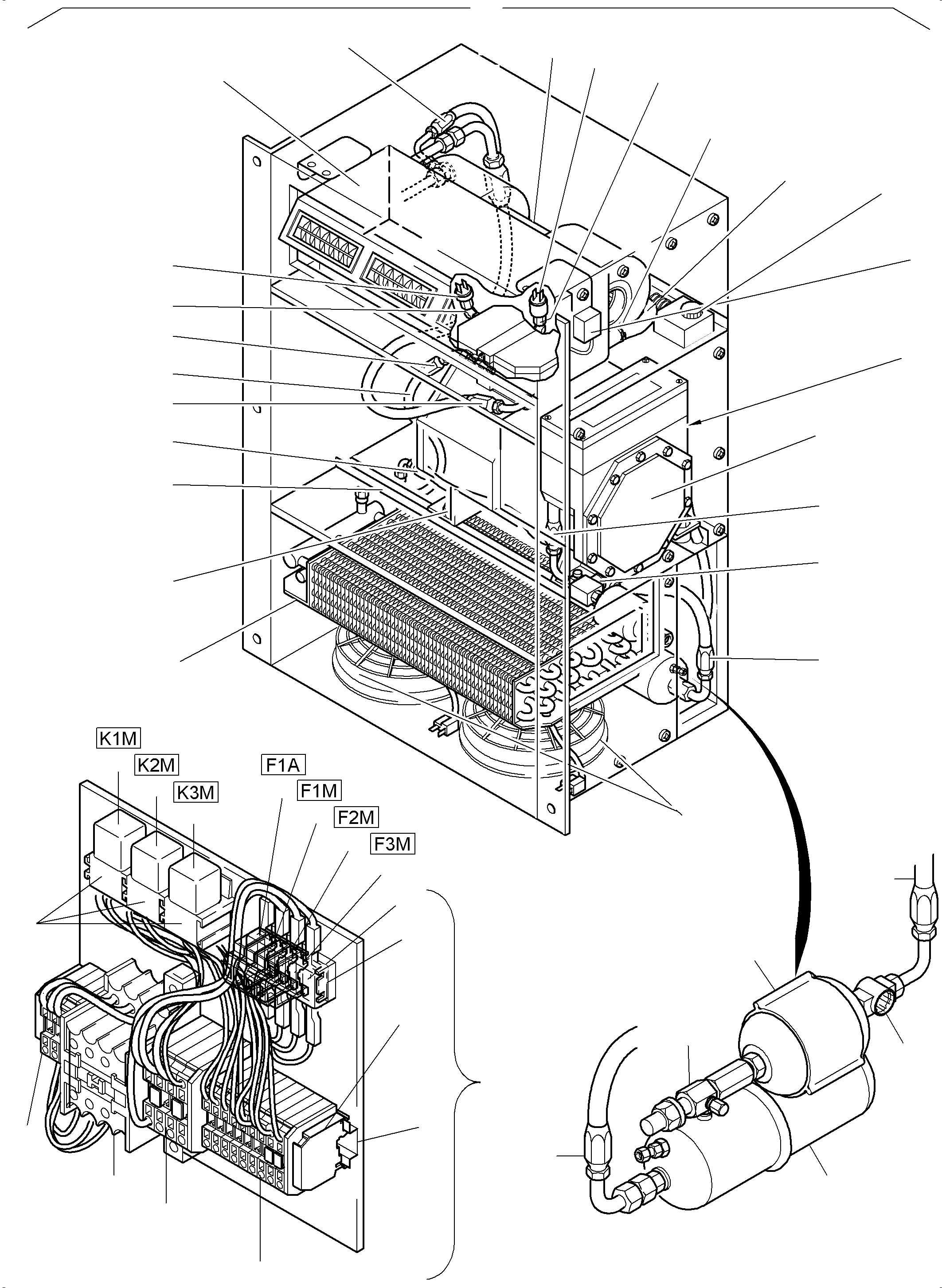 Compact air condition. equipm.with oil heating 380-420V50Hz 798 429 73 KOMATSU