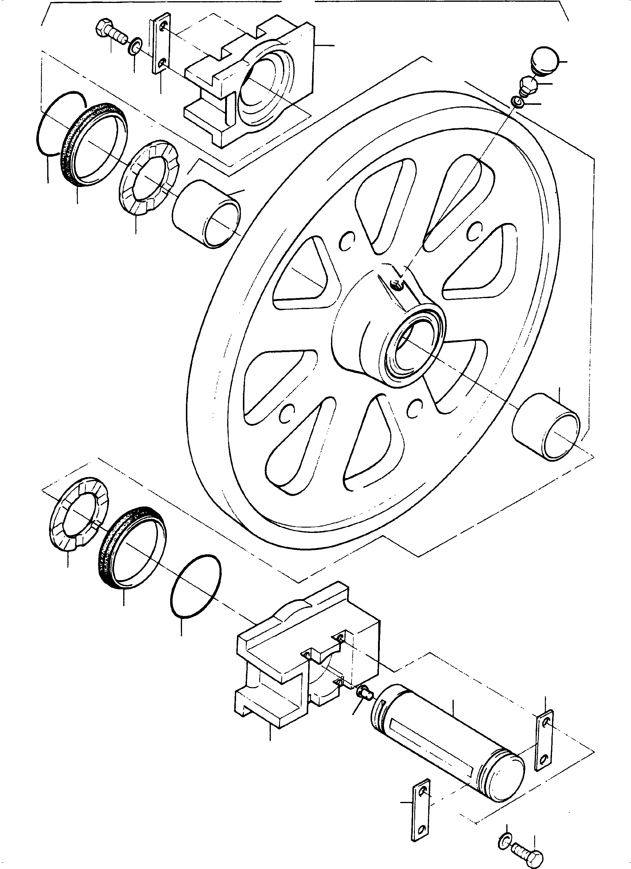 Stop washer 970 691 40 KOMATSU