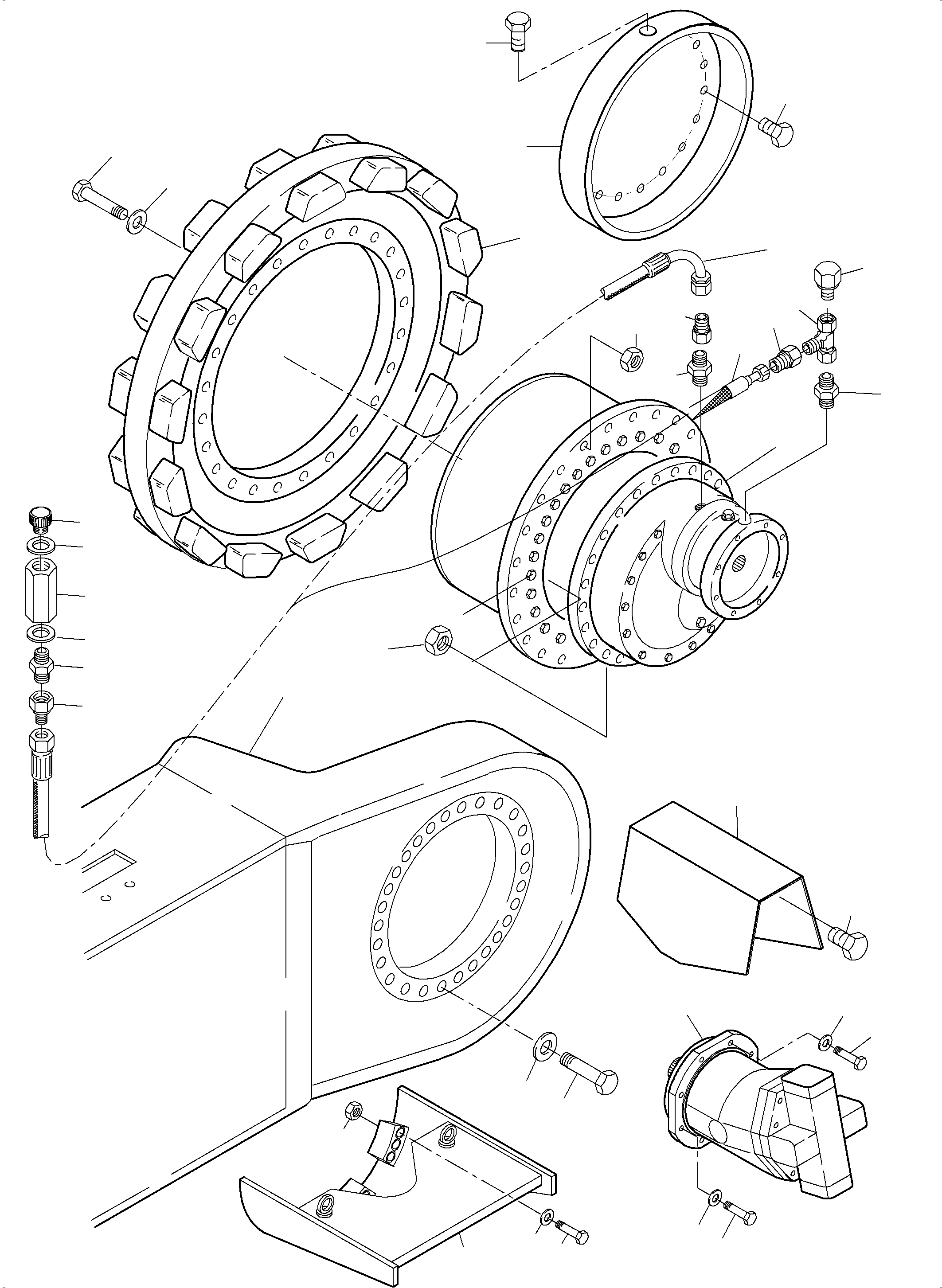 Drive sprocket 970 769 40 KOMATSU