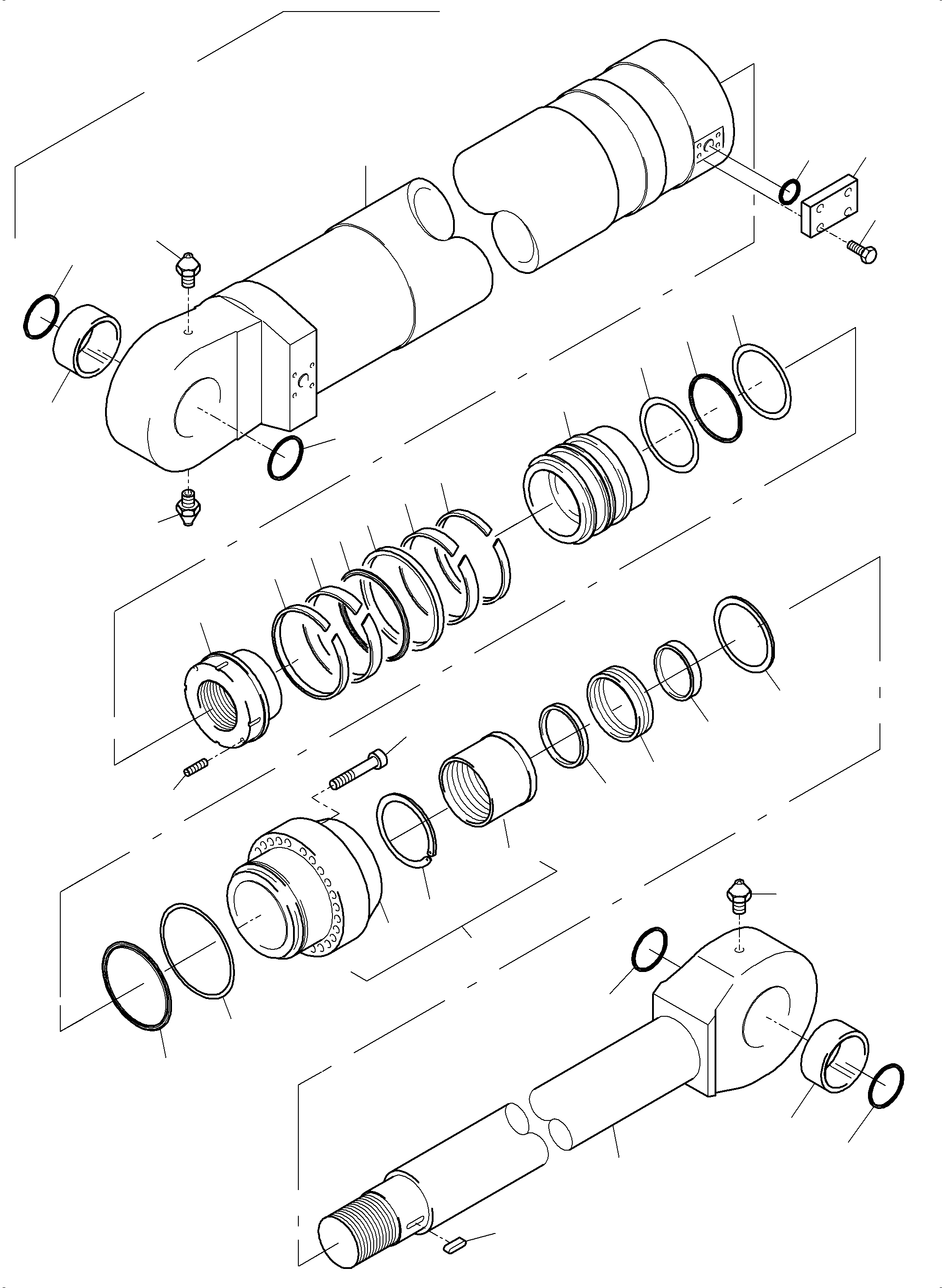 Bushing (no field repair item) 970 664 40 KOMATSU