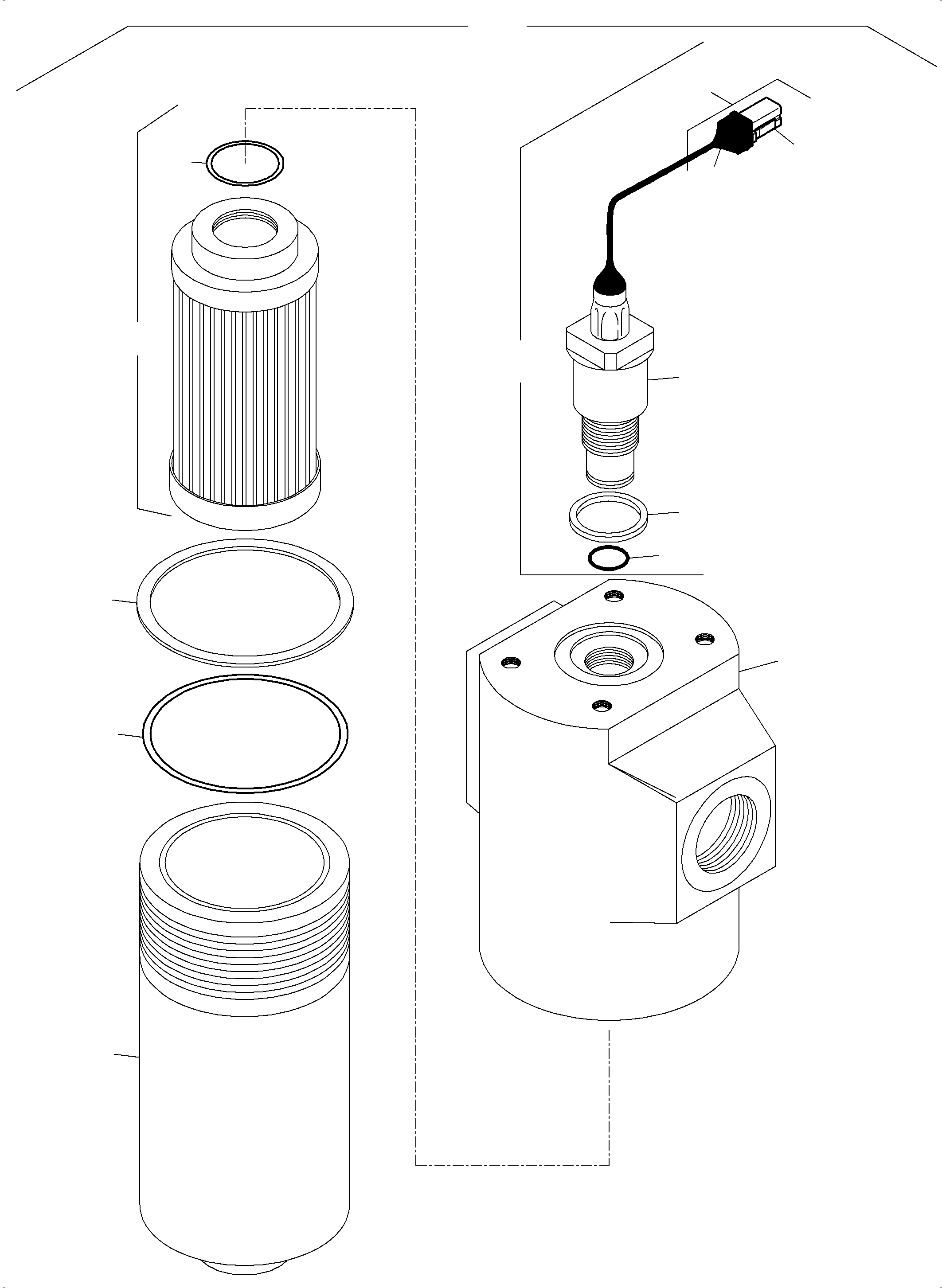 Contamination indicator assy. 798 756 73 KOMATSU
