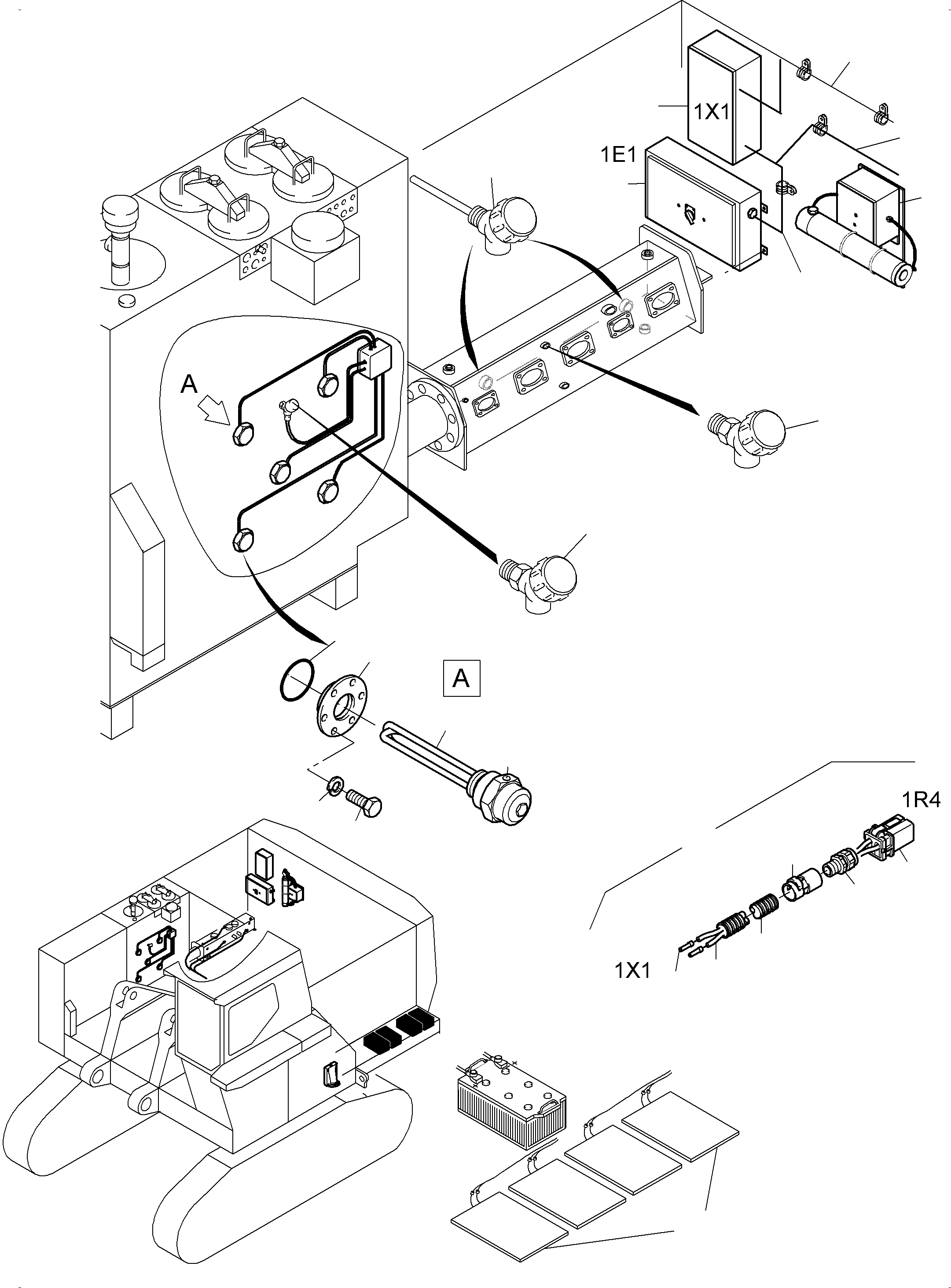 Переходник 950 796 40 KOMATSU