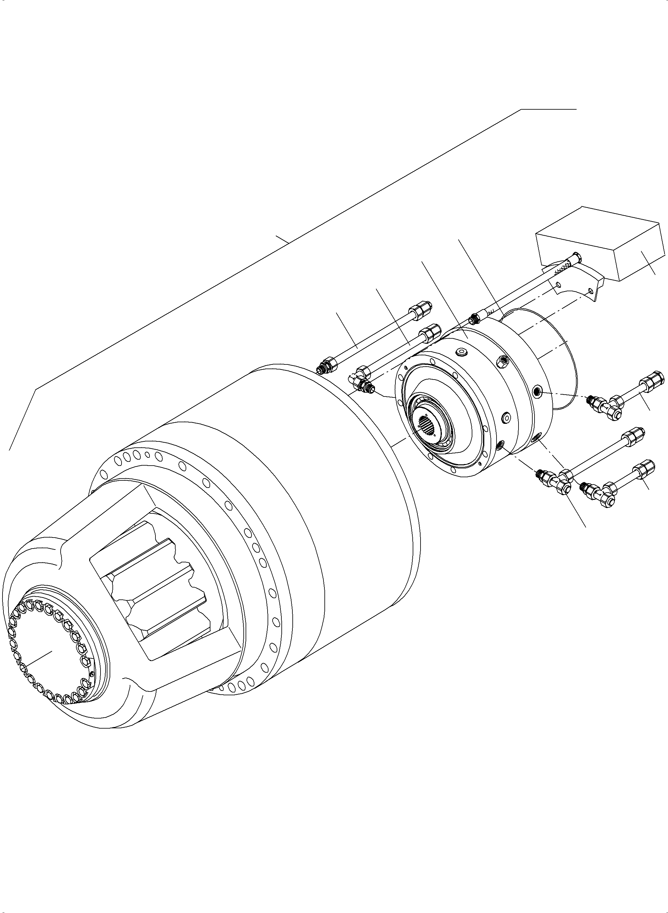 Bearing kit consist. of fig.nos. 31-34 799 341 73 KOMATSU