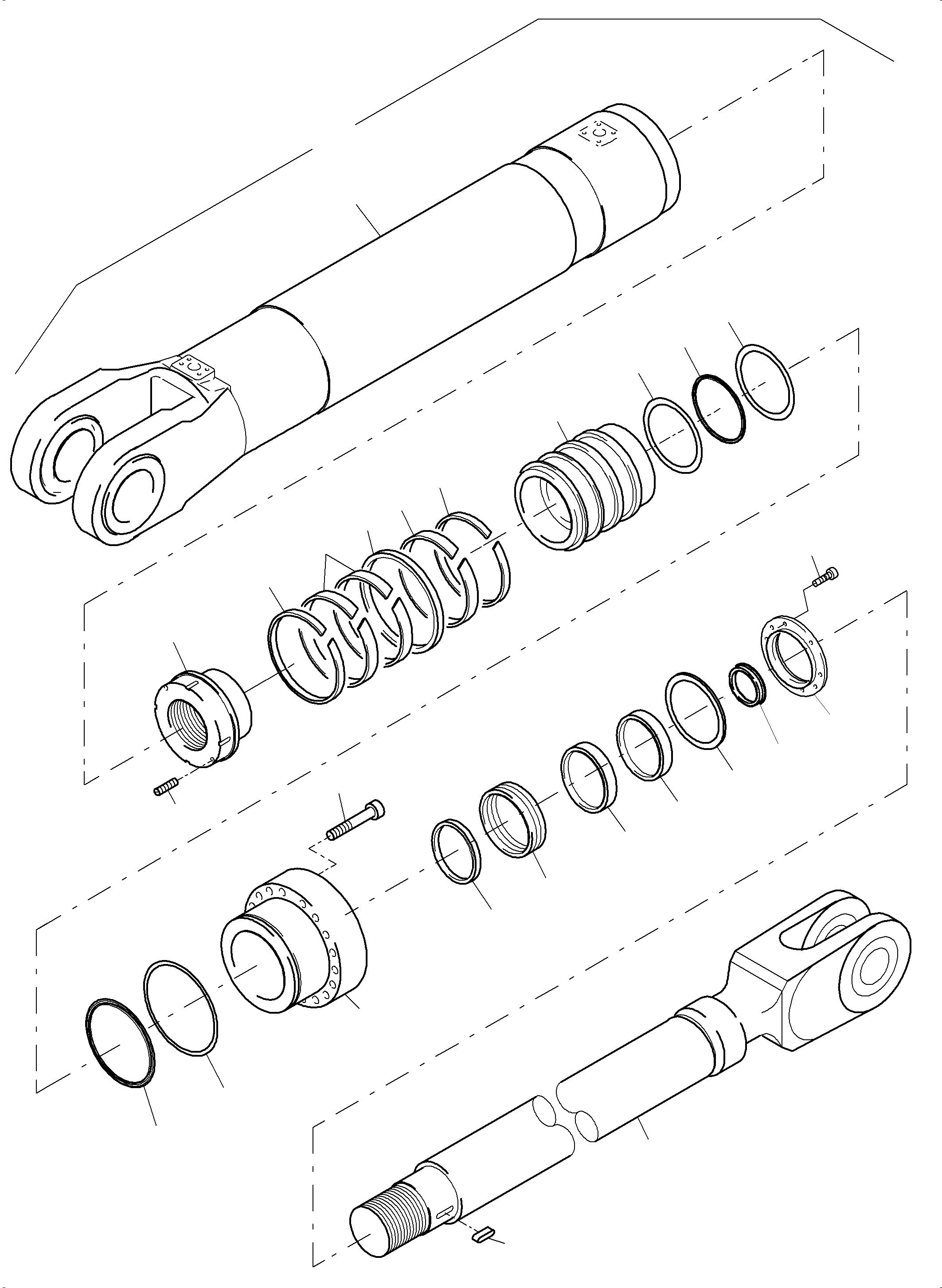 Sealing flange 982 232 40 KOMATSU