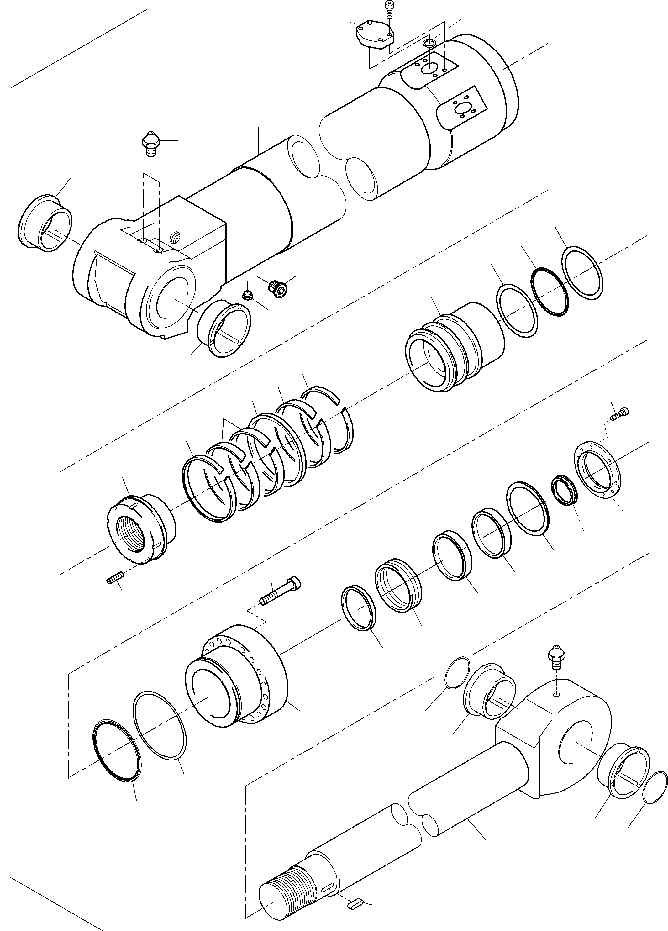 Sealing flange 982 233 40 KOMATSU