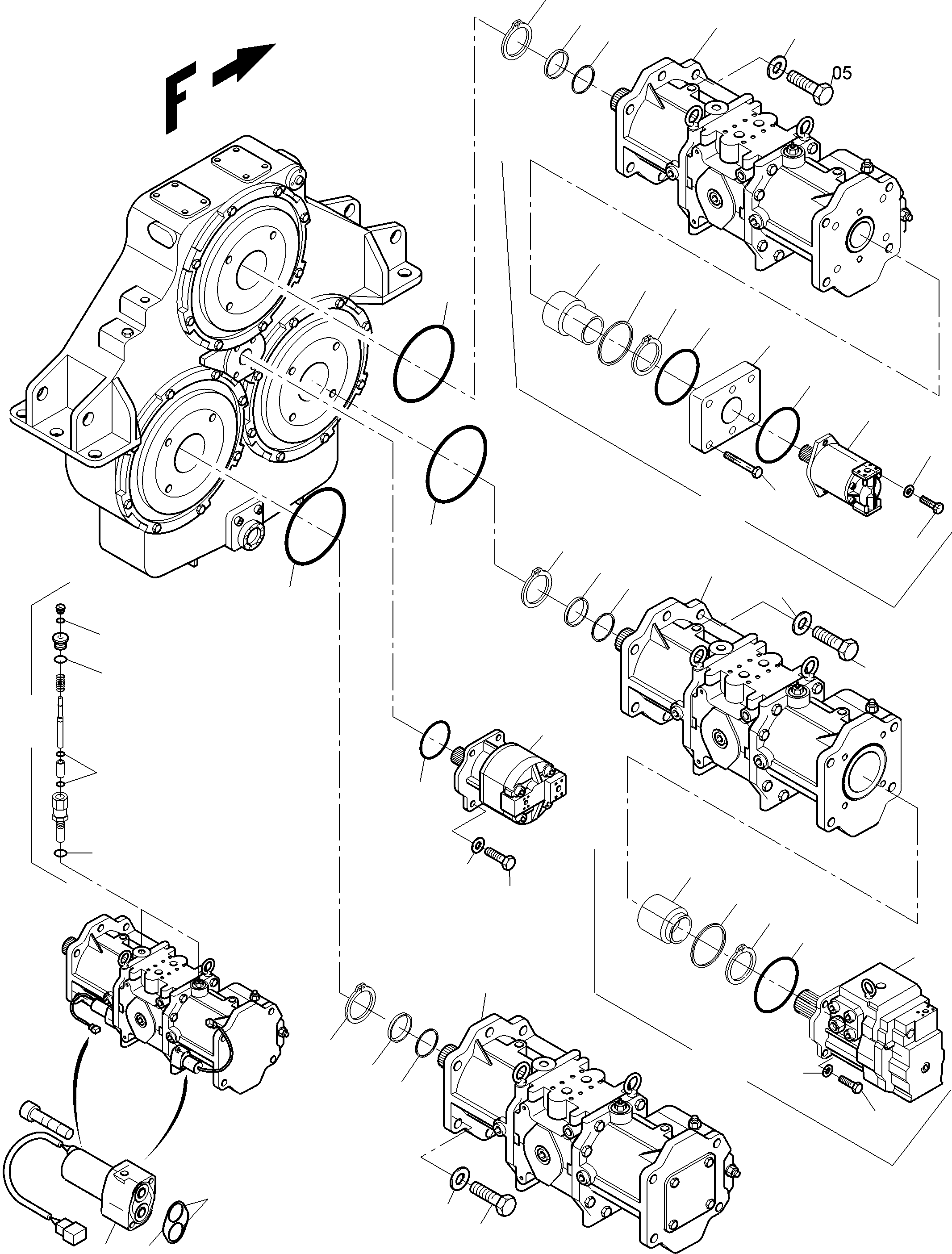 Уплотнительное кольцо круглого сечения 07000 A2014 KOMATSU