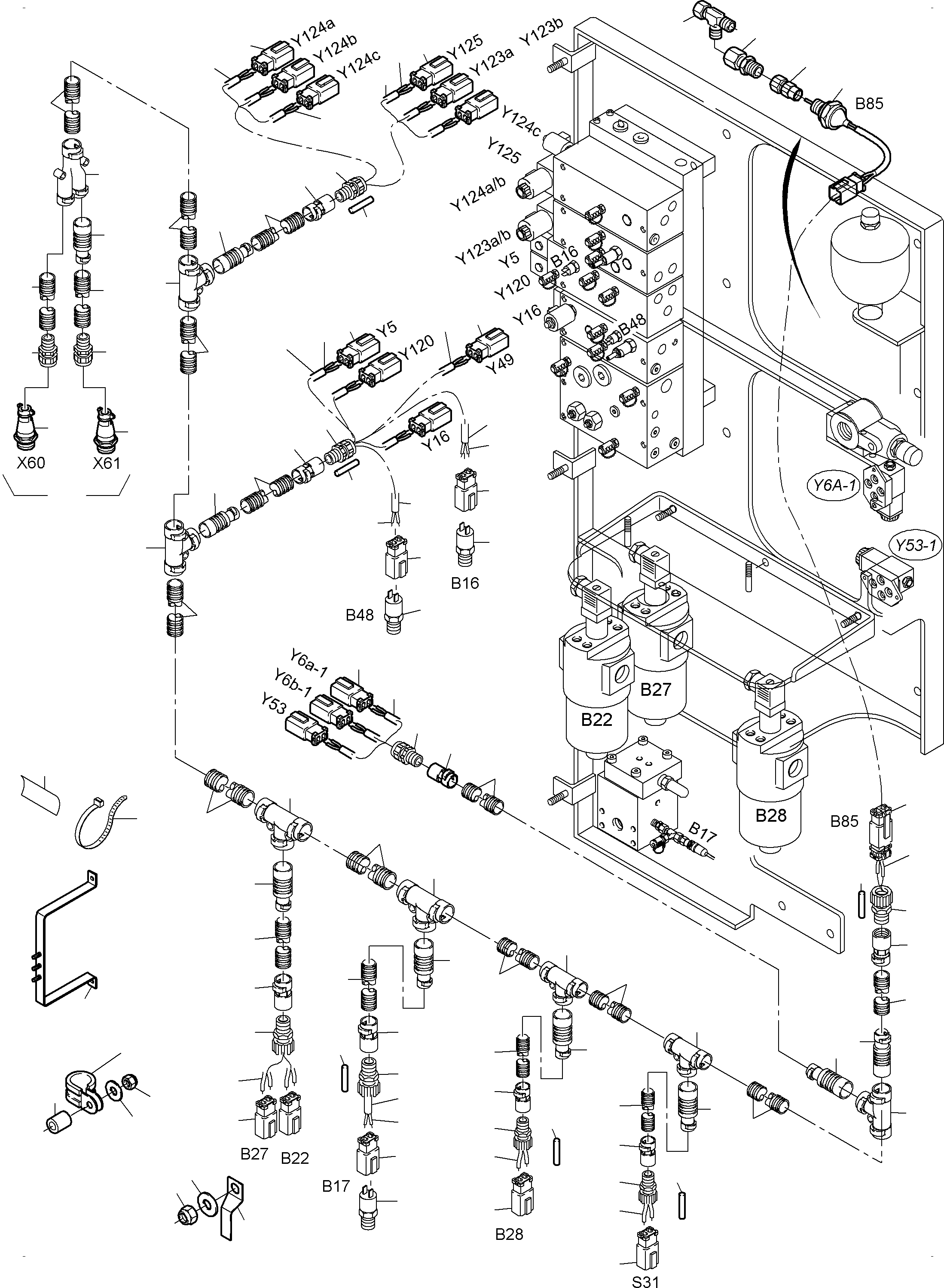 Protective cover plug 950 974 40 KOMATSU