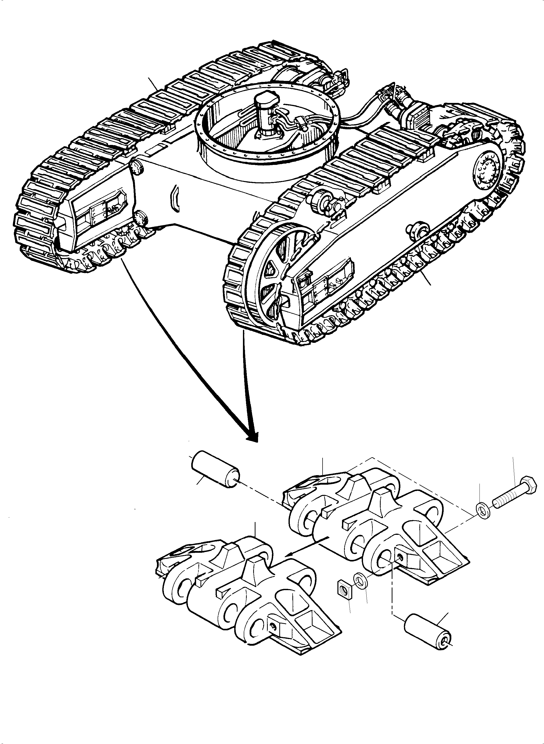 Башмак гусеницы 970 907 40 KOMATSU