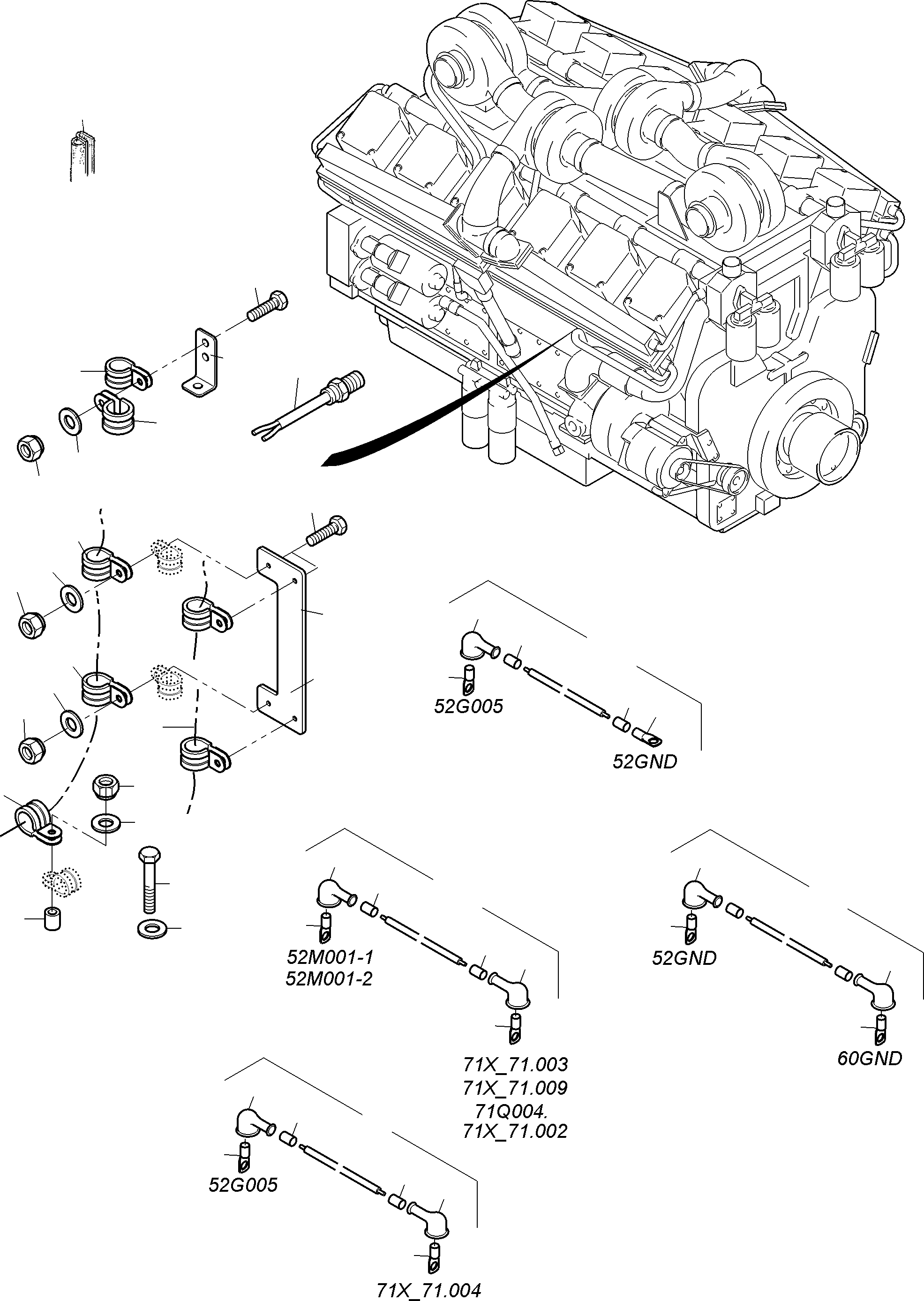 Пробка в сборе 975 586 40 KOMATSU