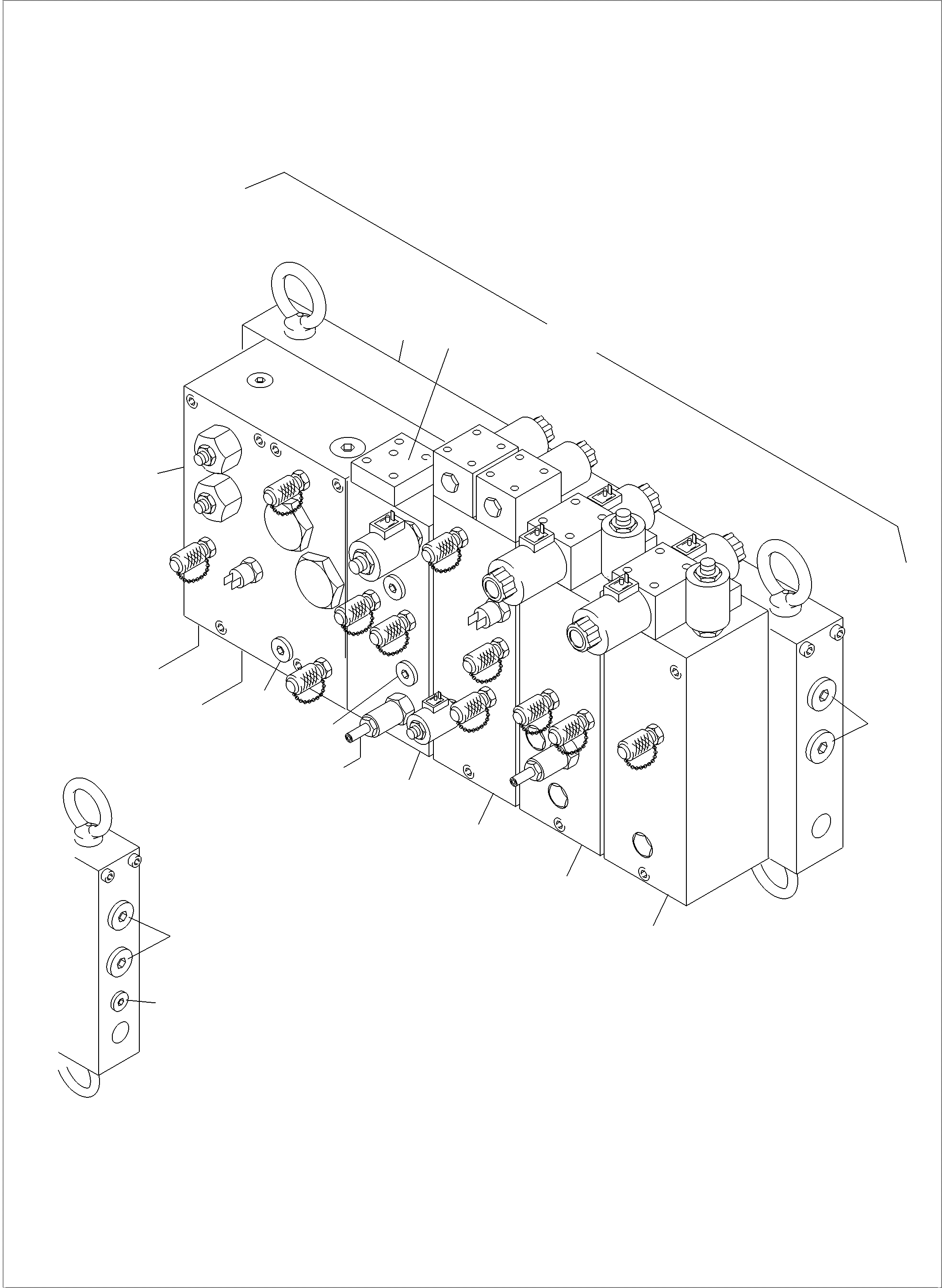 Cartridge block 999 166 40 KOMATSU