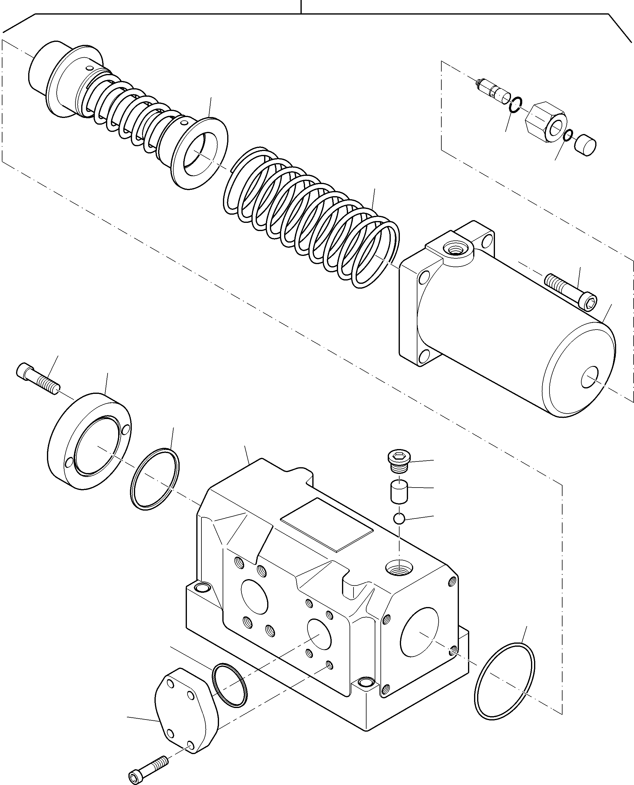 Countersunk valve 951 905 40 KOMATSU