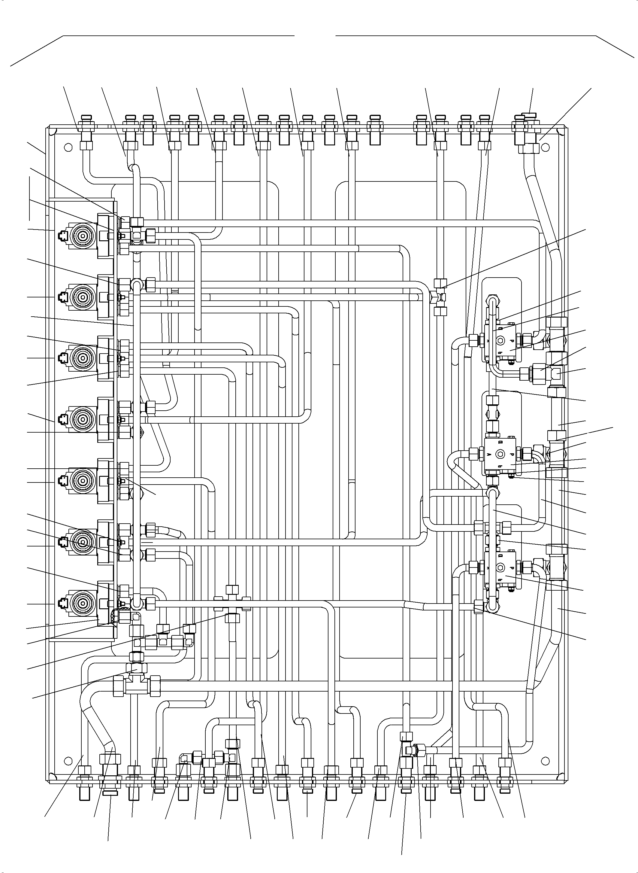 Pilot Control Plate assy. 898 165 40 KOMATSU