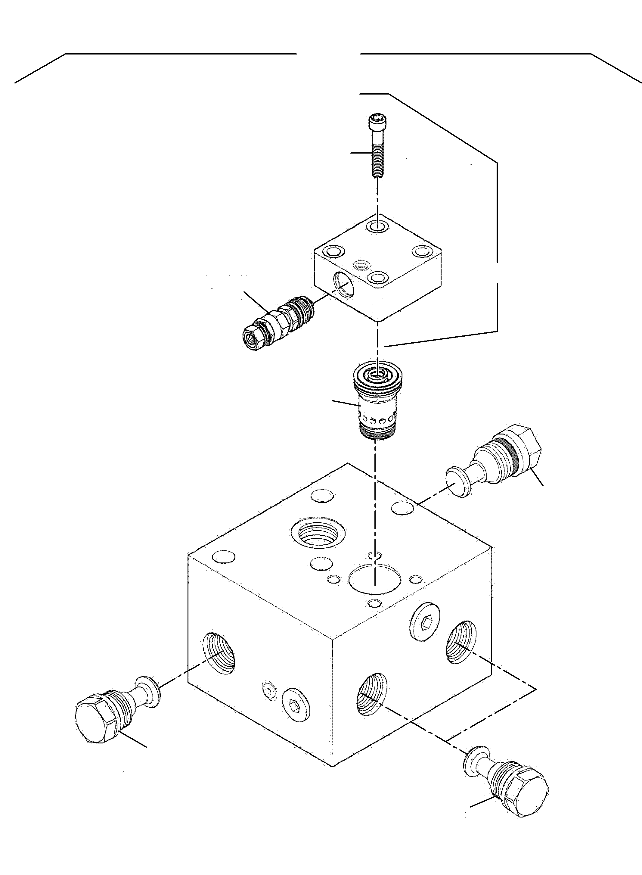 Plate with bolts assy. 790 135 73 KOMATSU