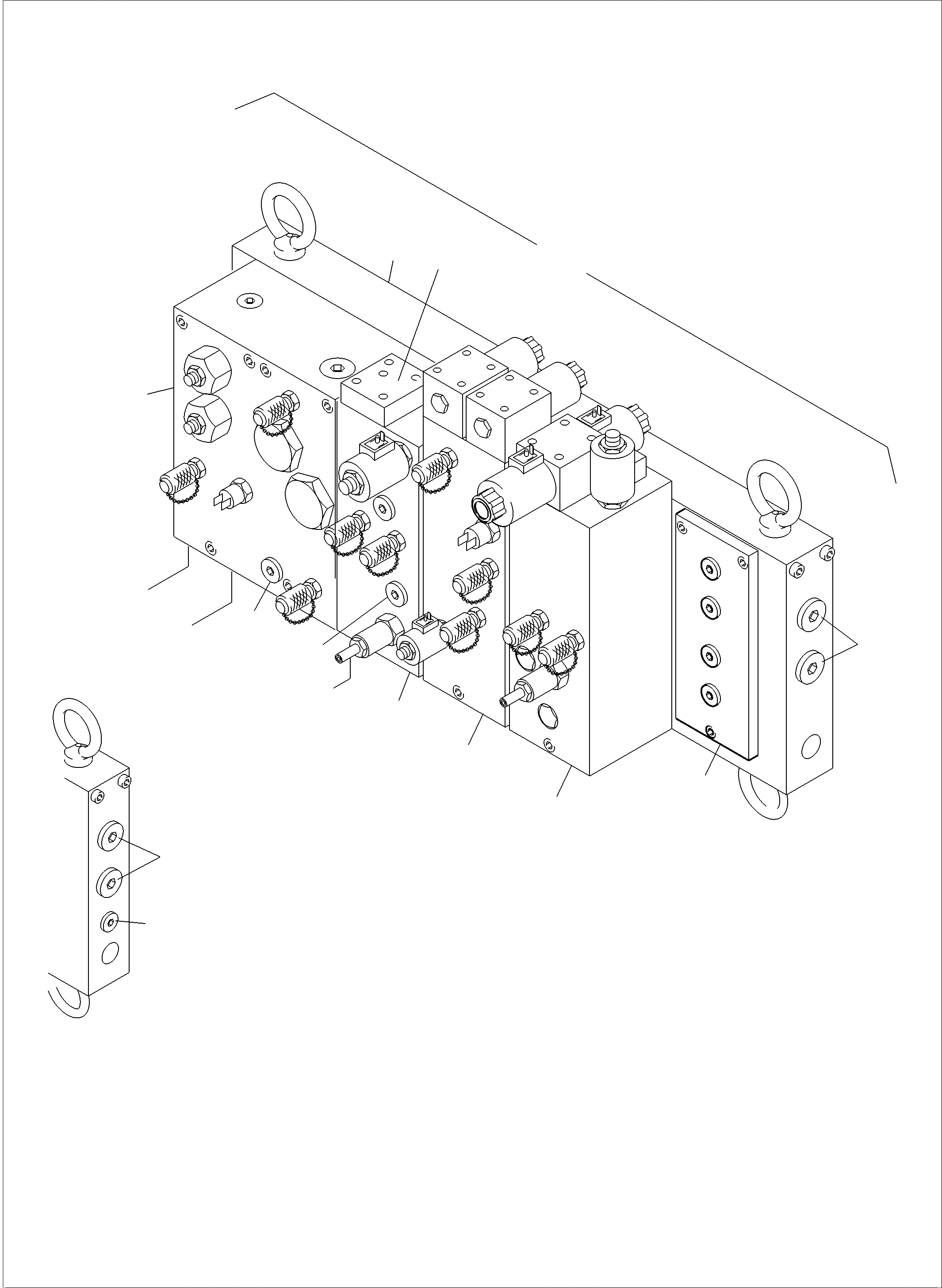 Valve - slew gear 999 160 40 KOMATSU