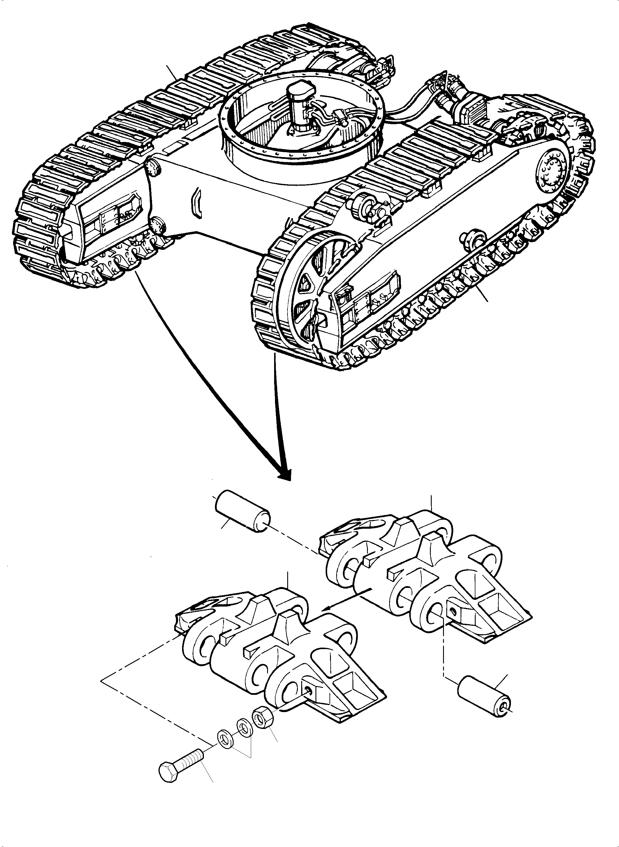 Башмак гусеницы 985 544 40 KOMATSU