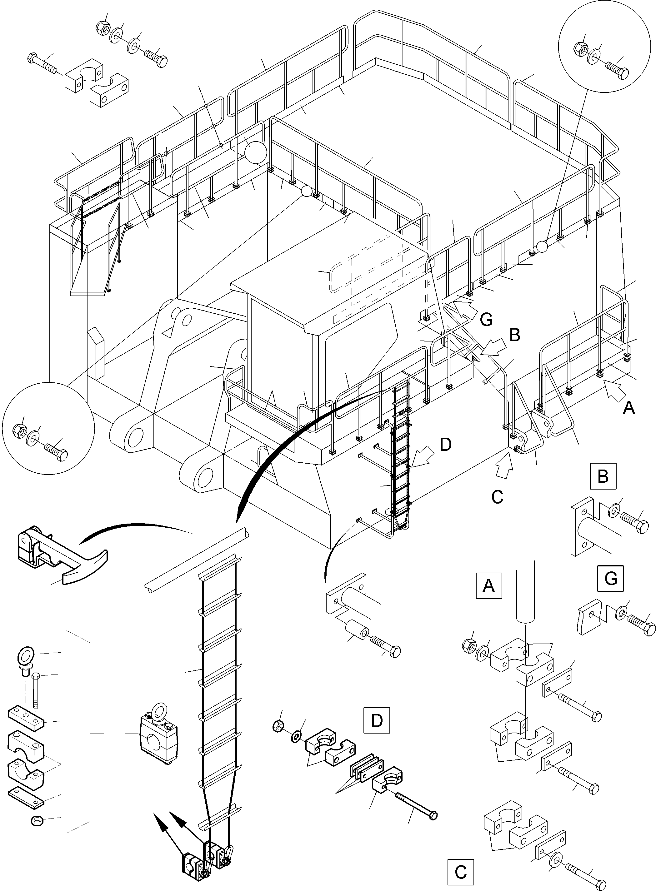 Болт 308 589 99 KOMATSU