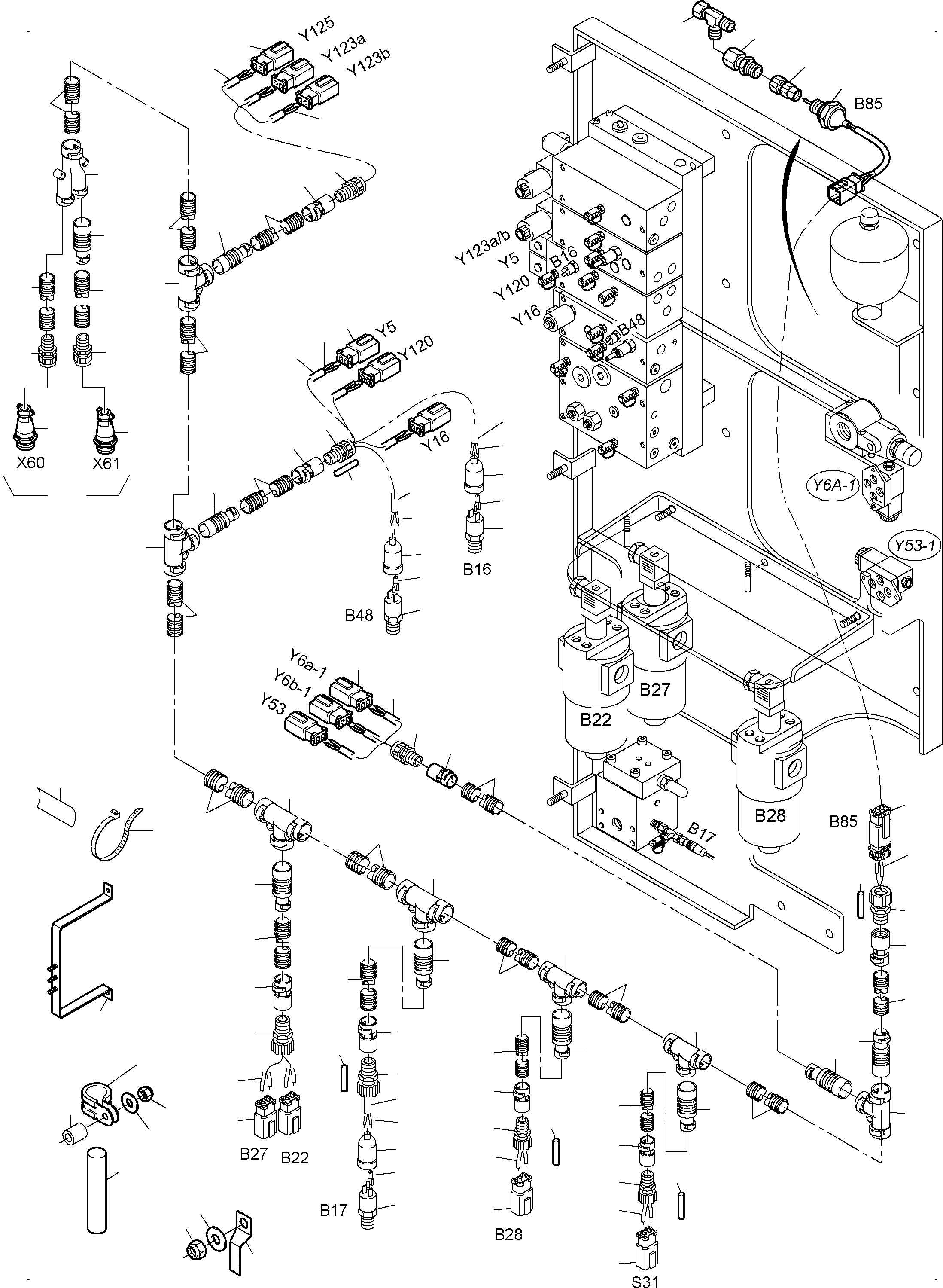 Pressure with 0.5 bar 100 064 97 KOMATSU