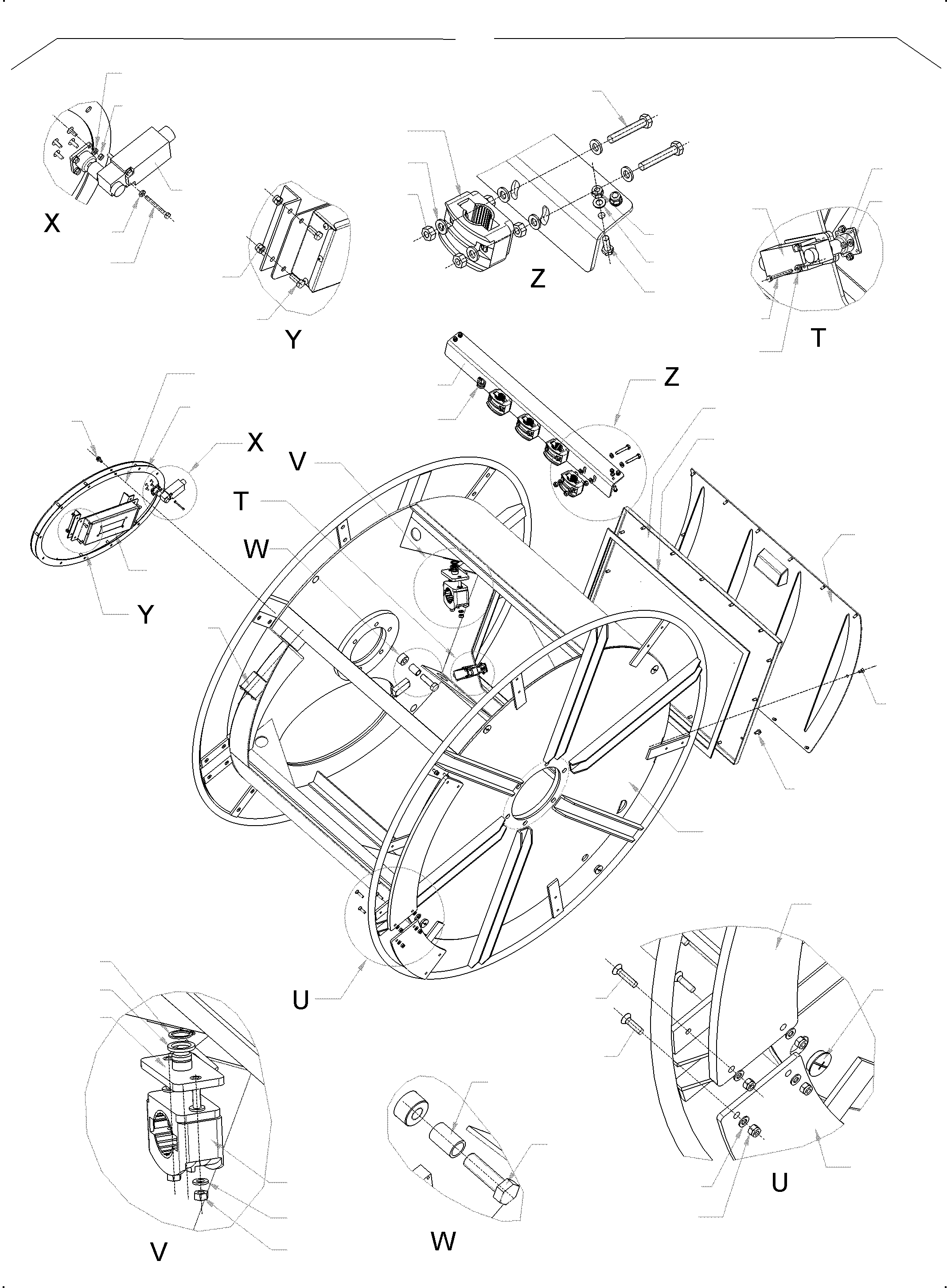 Hexagon nut 512 472 99 KOMATSU