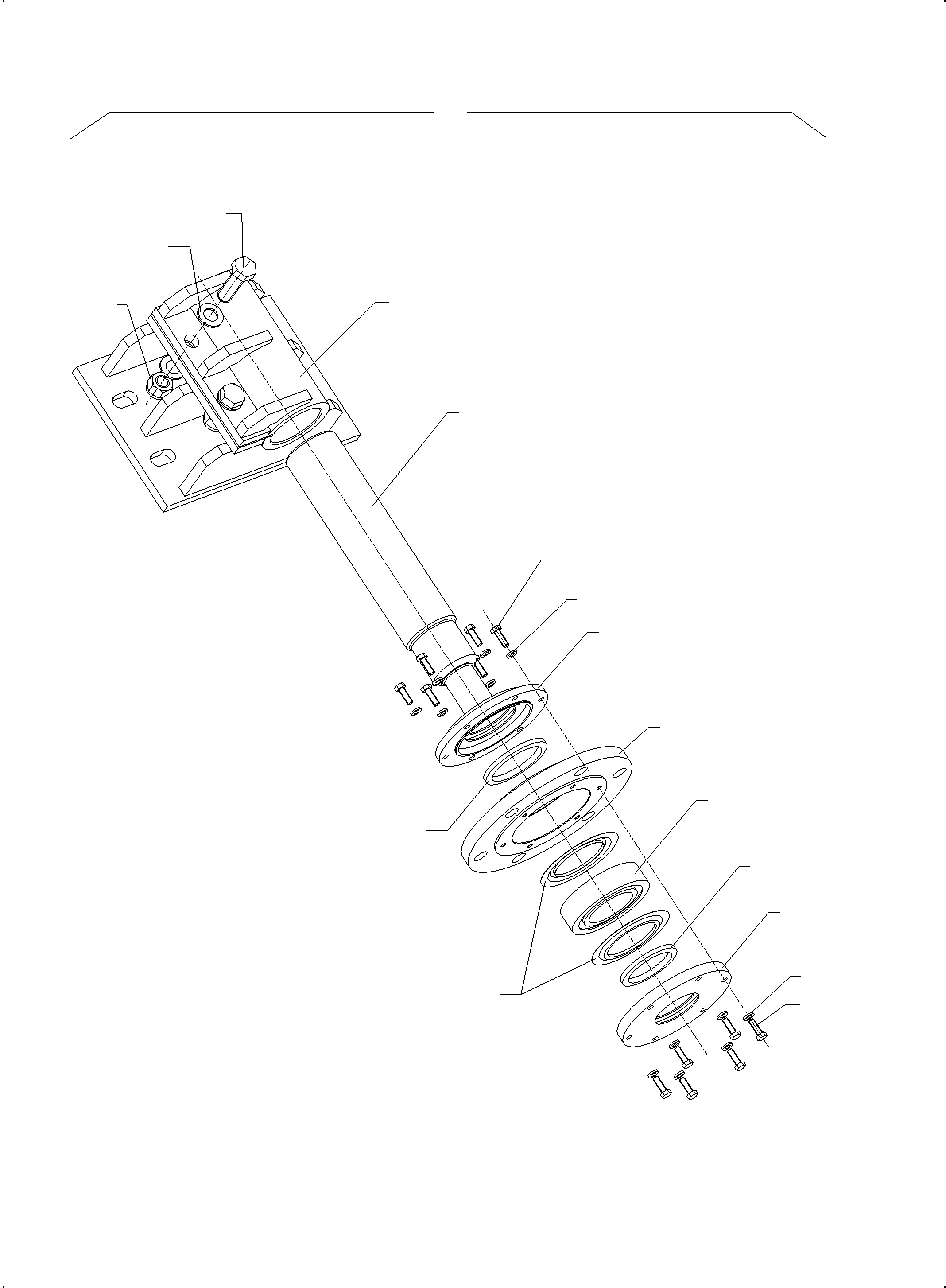 Hexagon bolt 307 754 98 KOMATSU