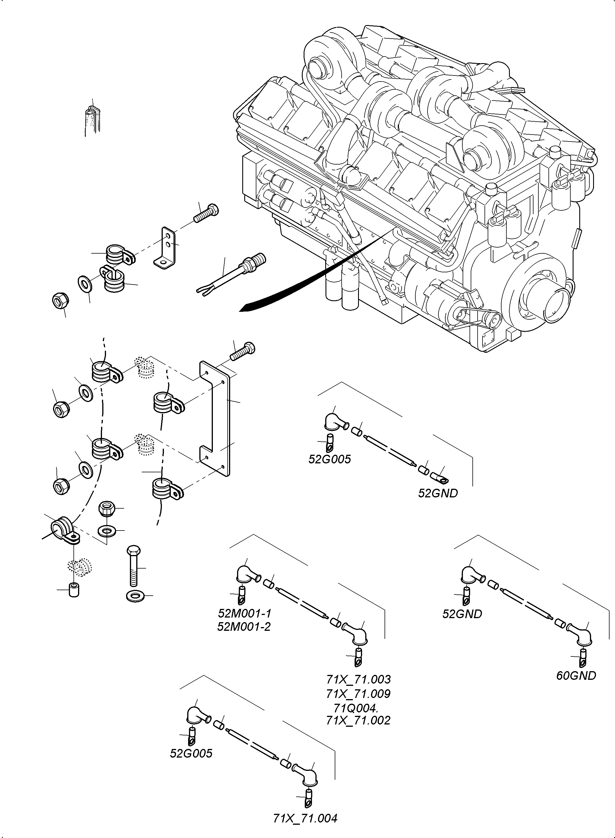 Кабельный наконечник 520 042 98 KOMATSU