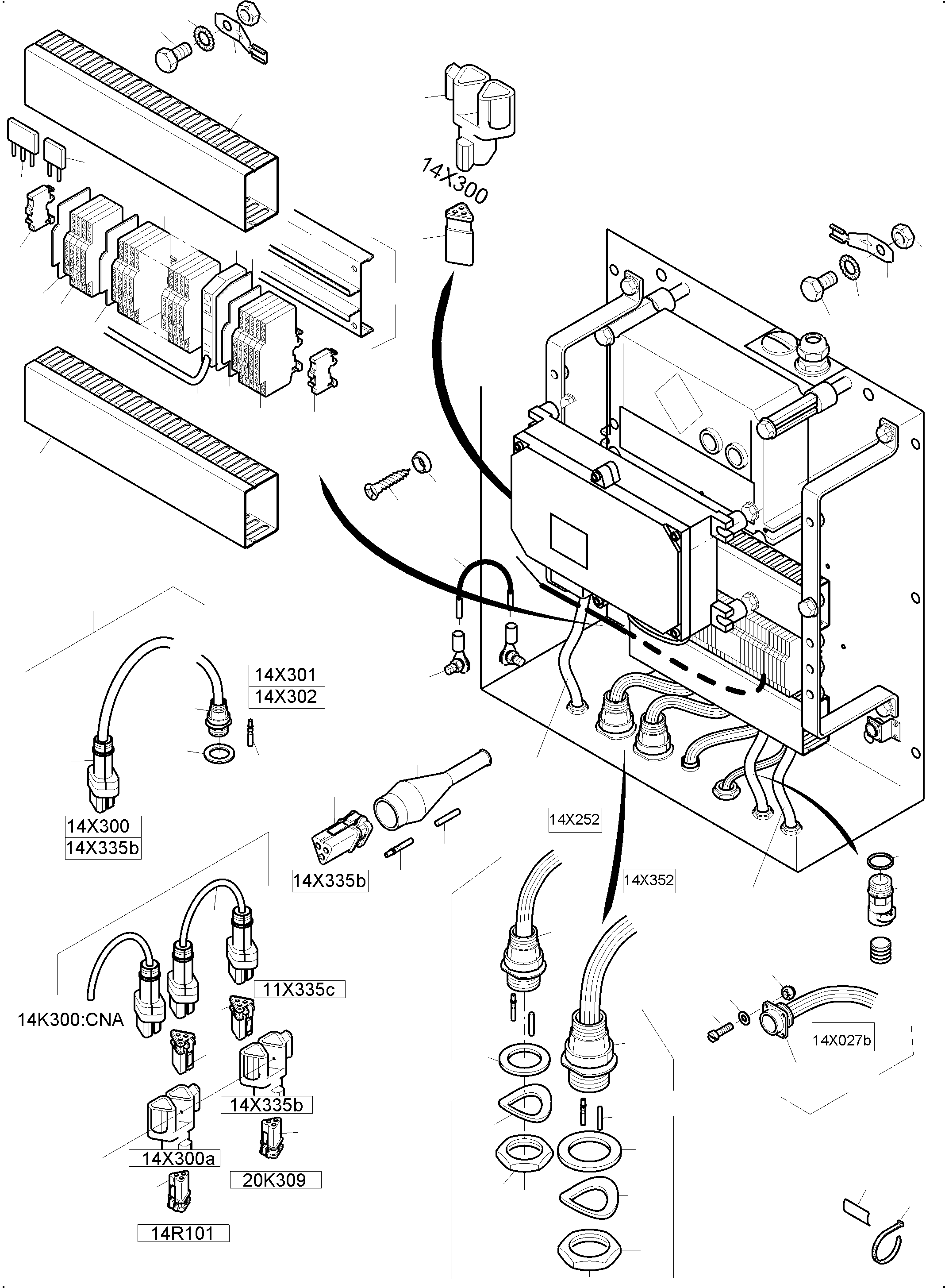 Жгут проводов 103 808 42 KOMATSU
