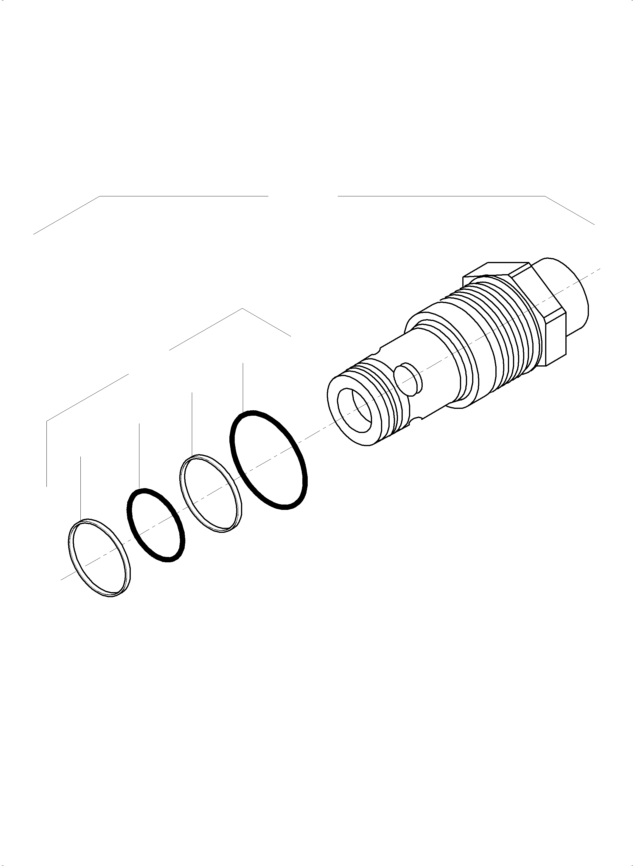 Pressure relief valve, assy. without pressure adjustment 951 913 40 KOMATSU