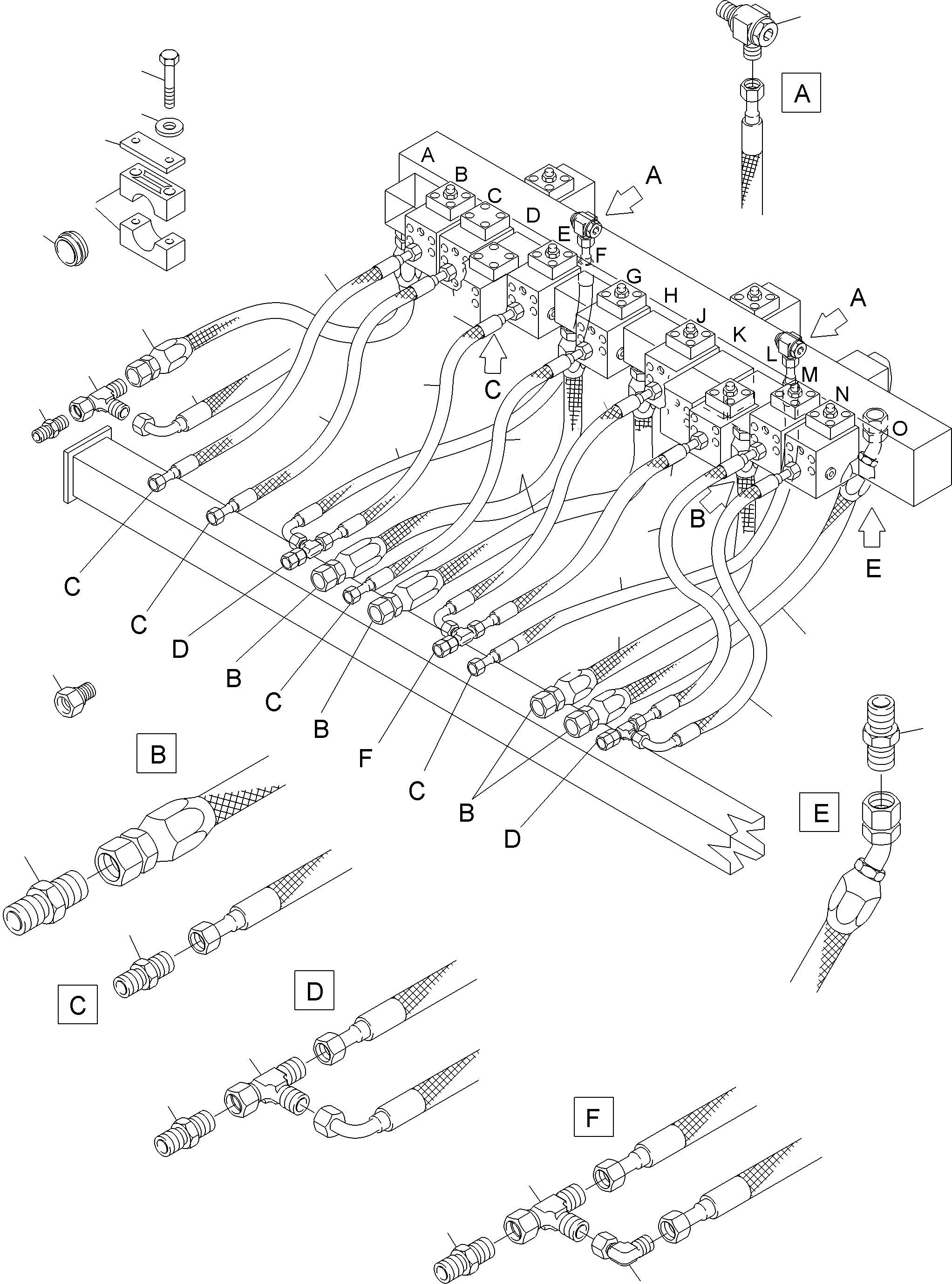Retainer l.h. 985 552 40 KOMATSU