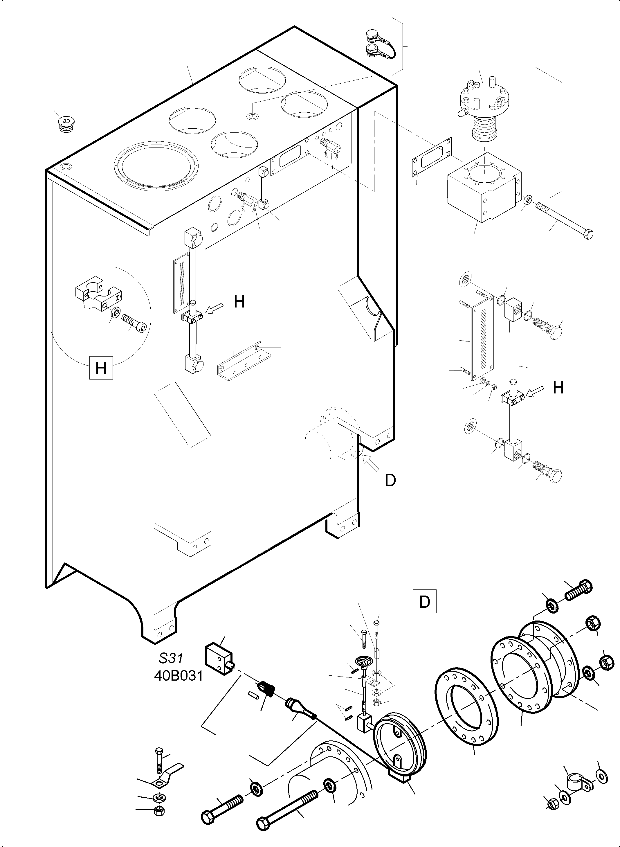 Oil level glass 100 139 97 KOMATSU