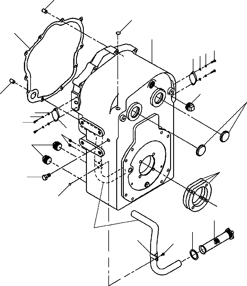 Расширительная заглушка 172 541 KOMATSU