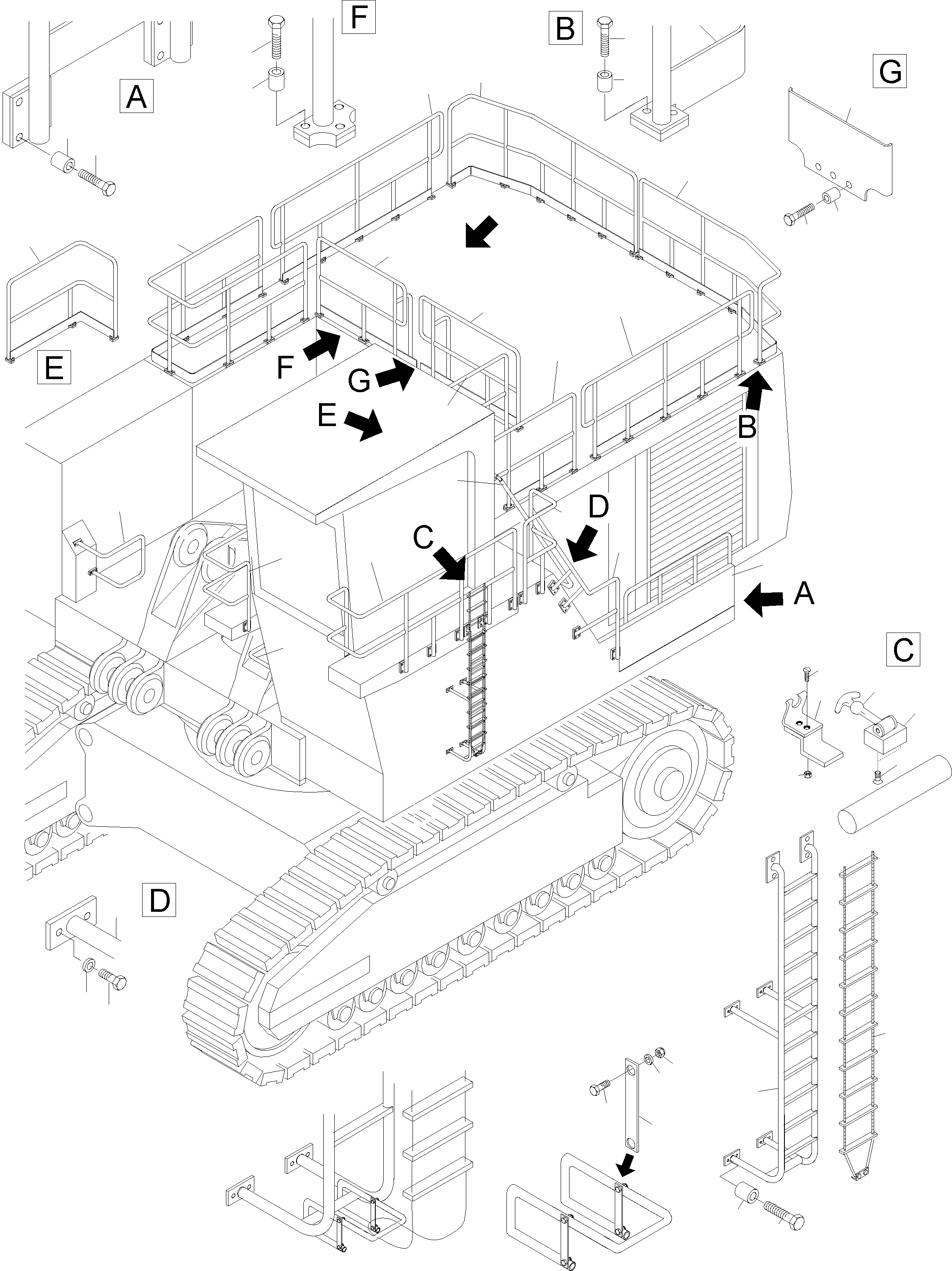 Направляющая 901 012 40 KOMATSU