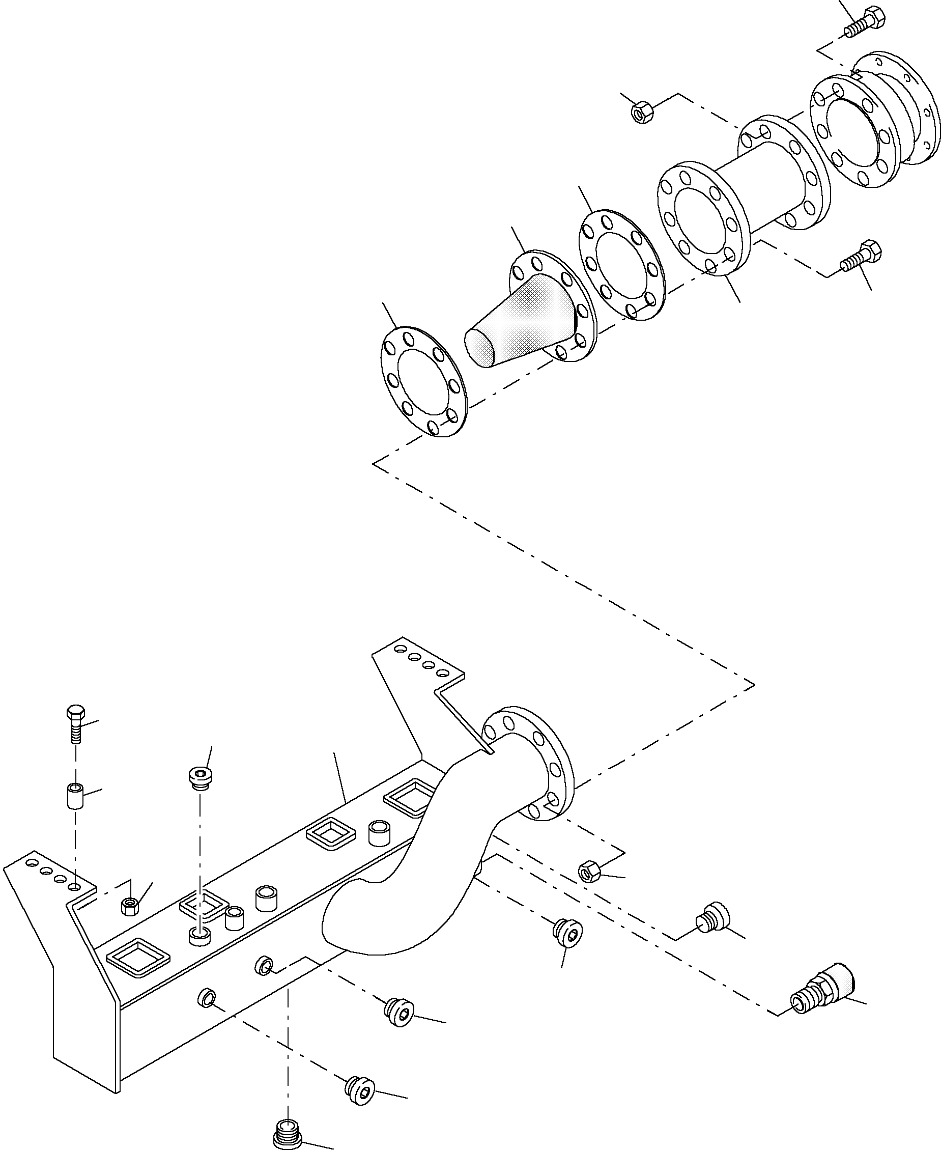 Пробка 306 873 40 KOMATSU