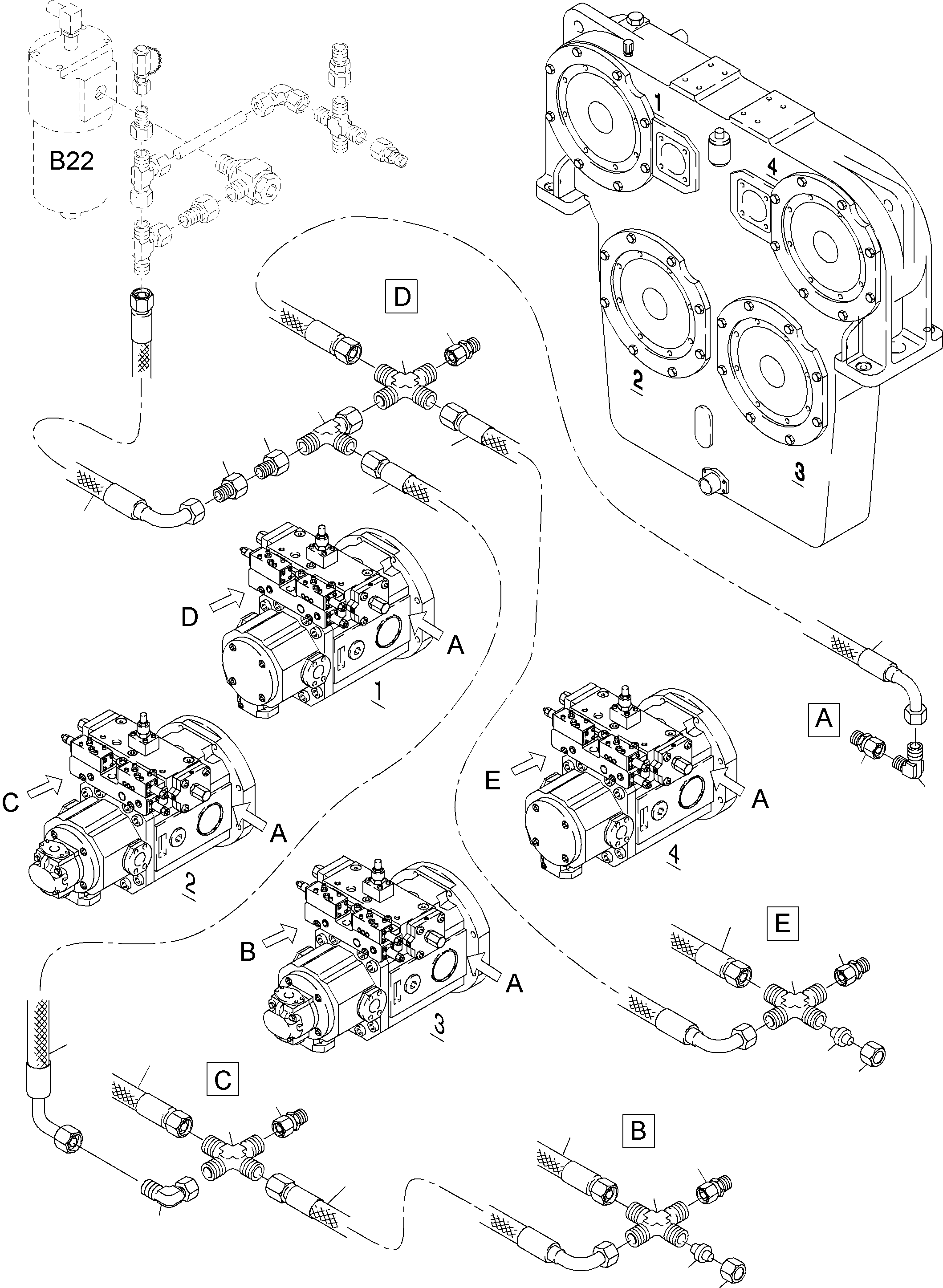 Orifice 1.7 907 211 40 KOMATSU