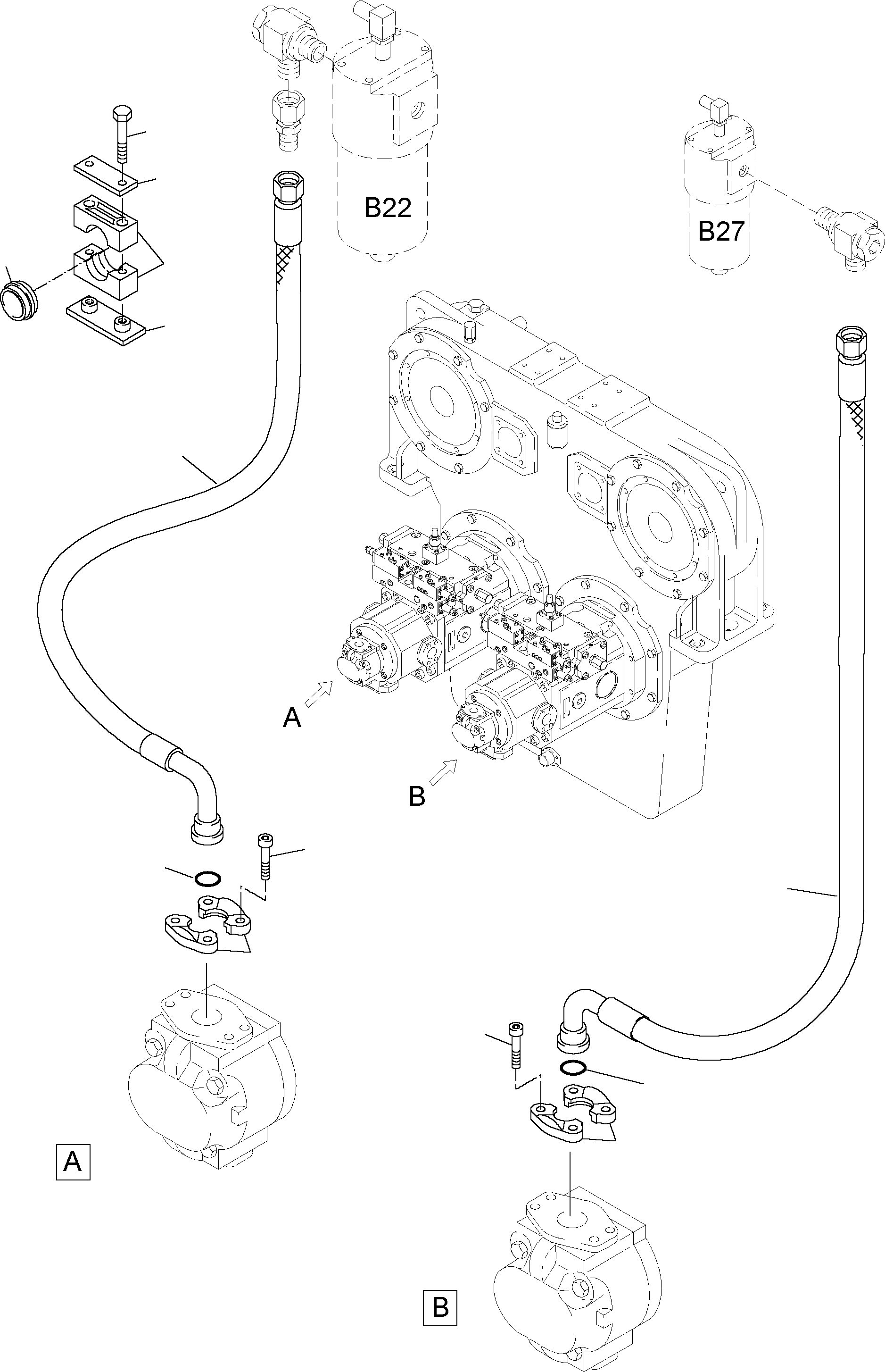 Grommet Ø 35 511 258 98 KOMATSU